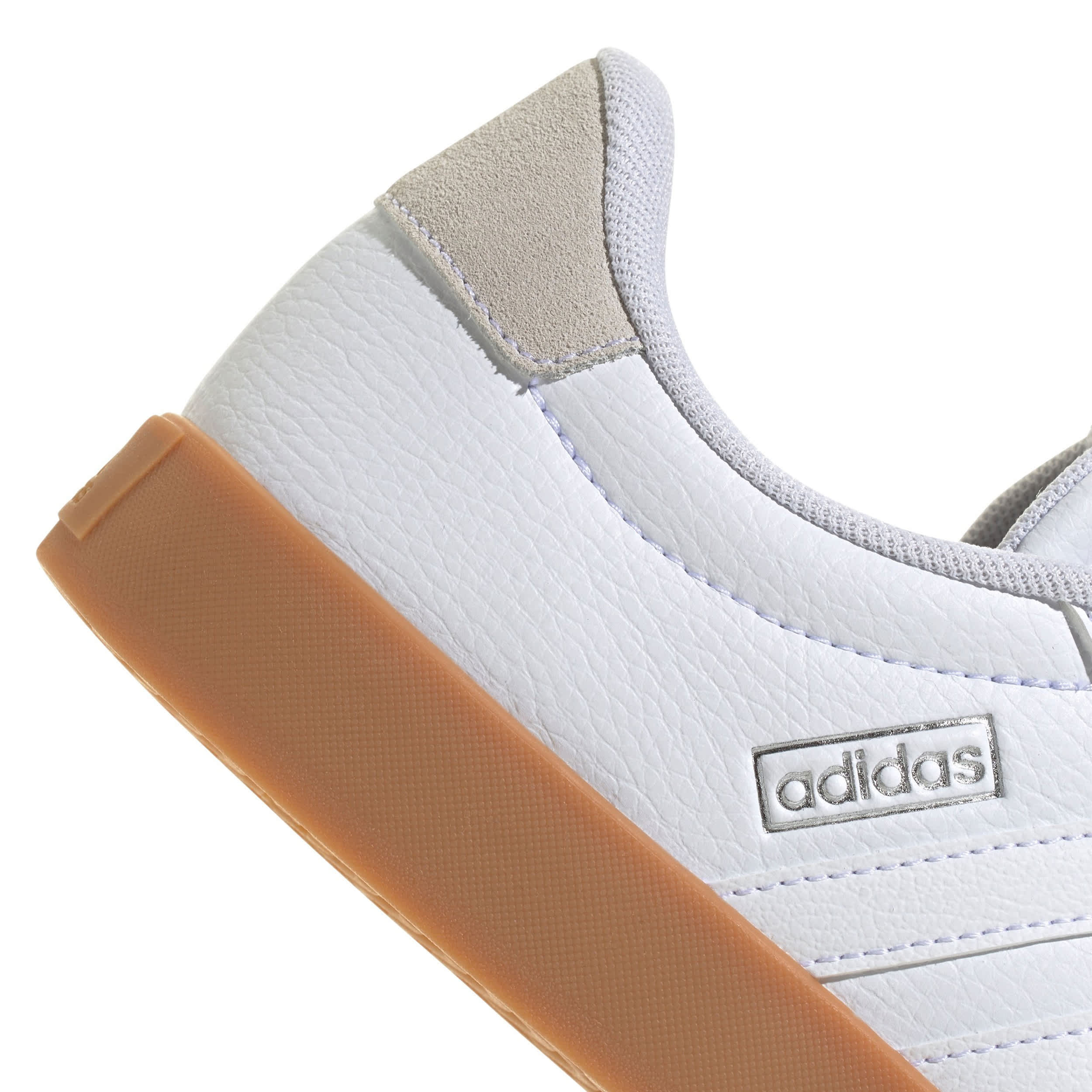 ADIDAS-WOMENS VL COURT 3-0-WHITE & WHITE