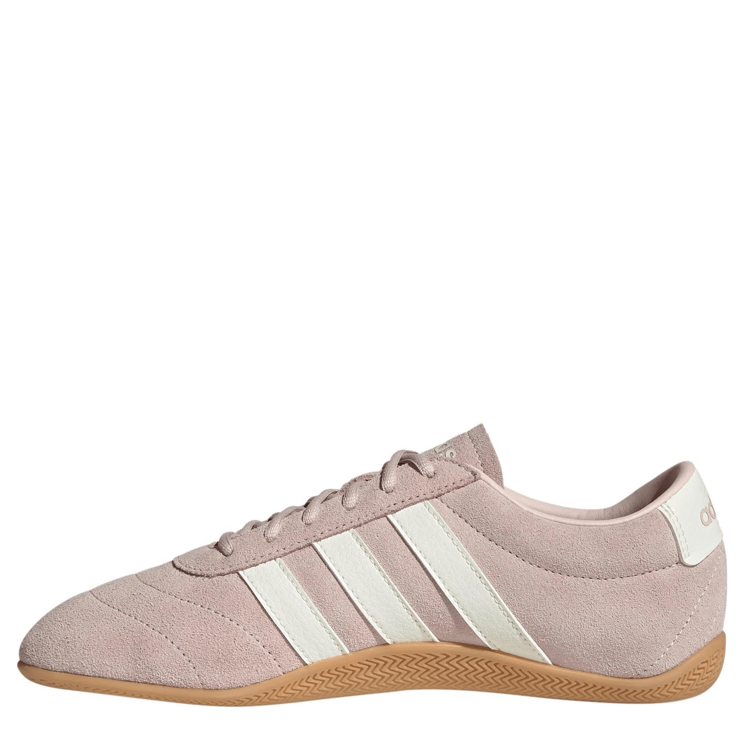 ADIDAS-WOMENS GRAND COURT LO-PALE PINK & OFF WHITE