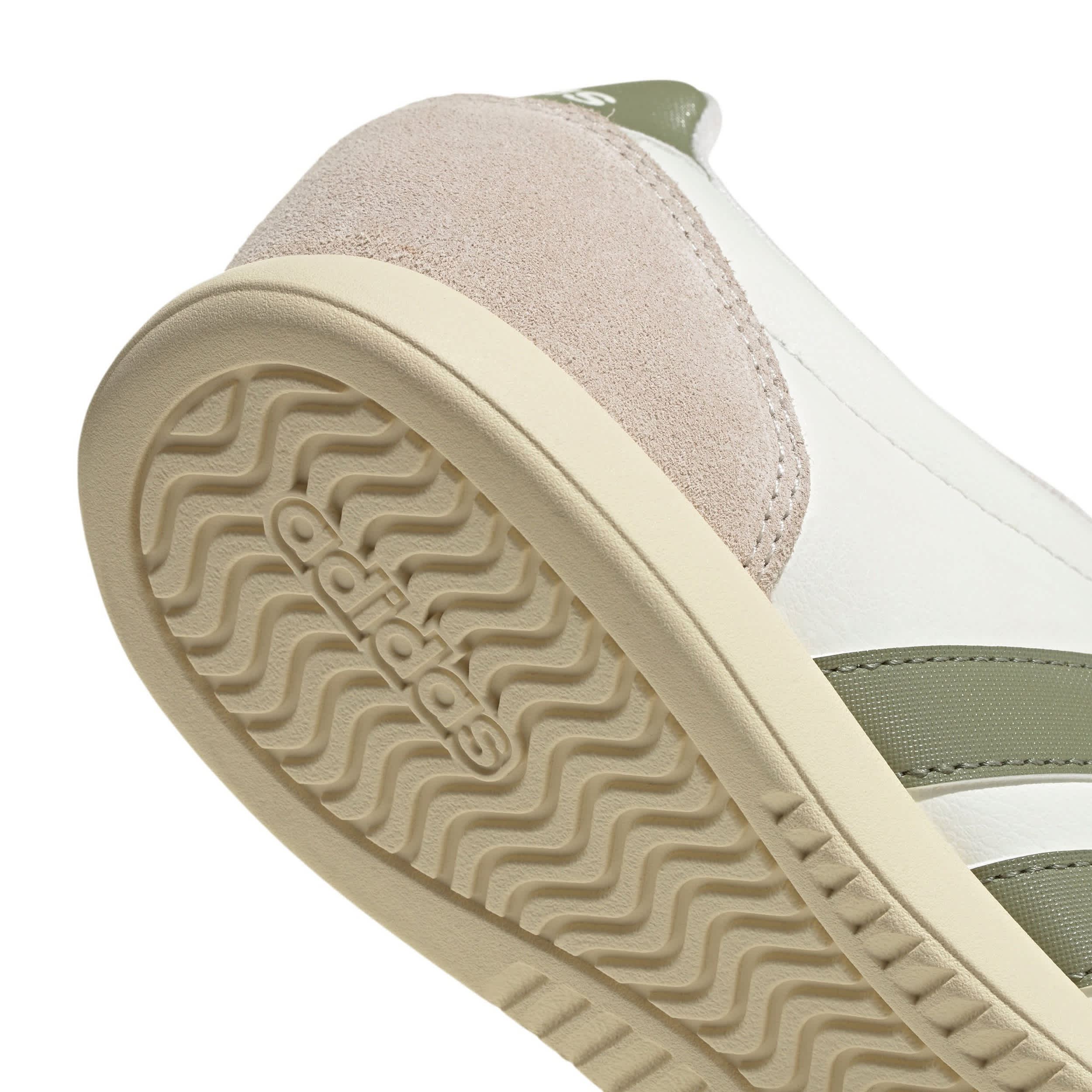 ADIDAS-WOMENS BARREDA LO-OFF WHITE & GREEN