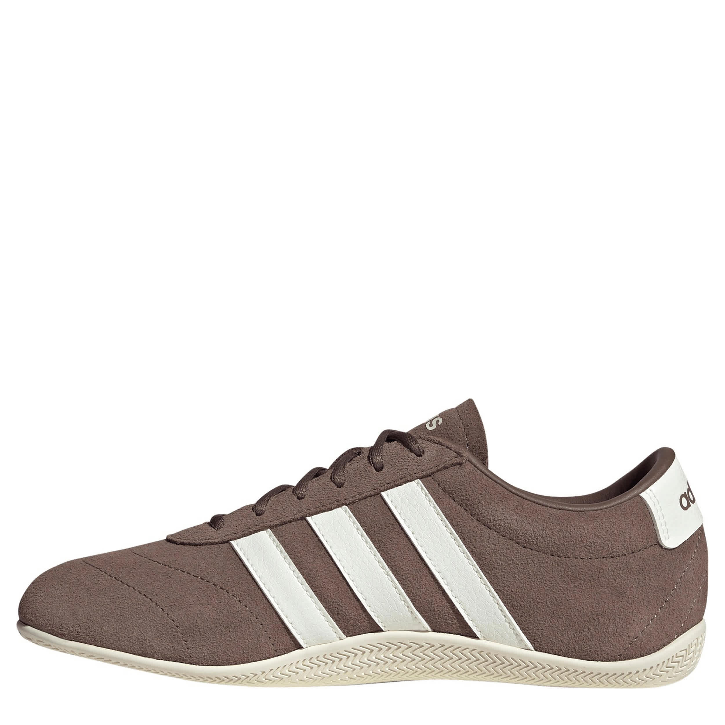 ADIDAS-WOMENS GRAND COURT LO-BROWN & OFF WHITE