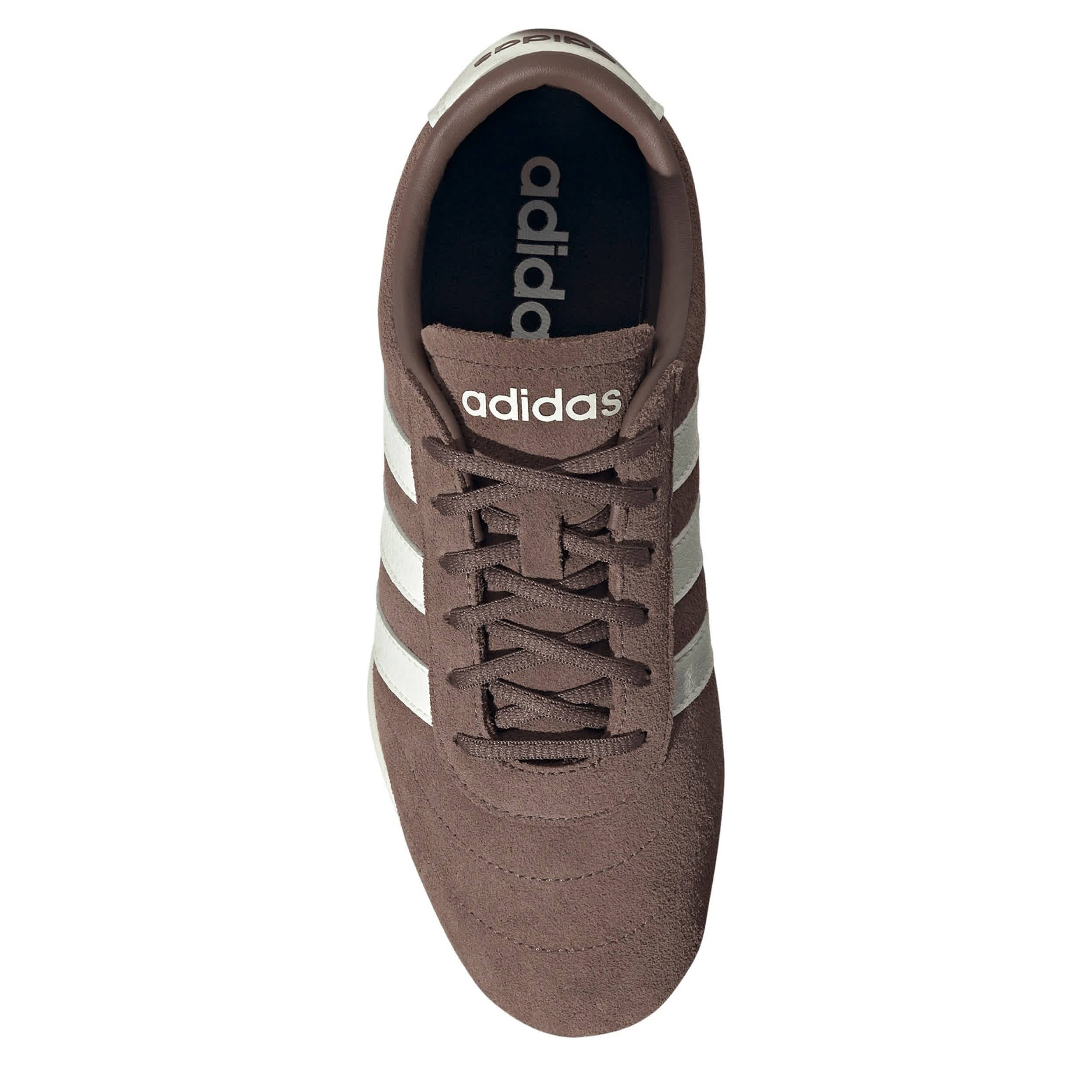 ADIDAS-WOMENS GRAND COURT LO-BROWN & OFF WHITE