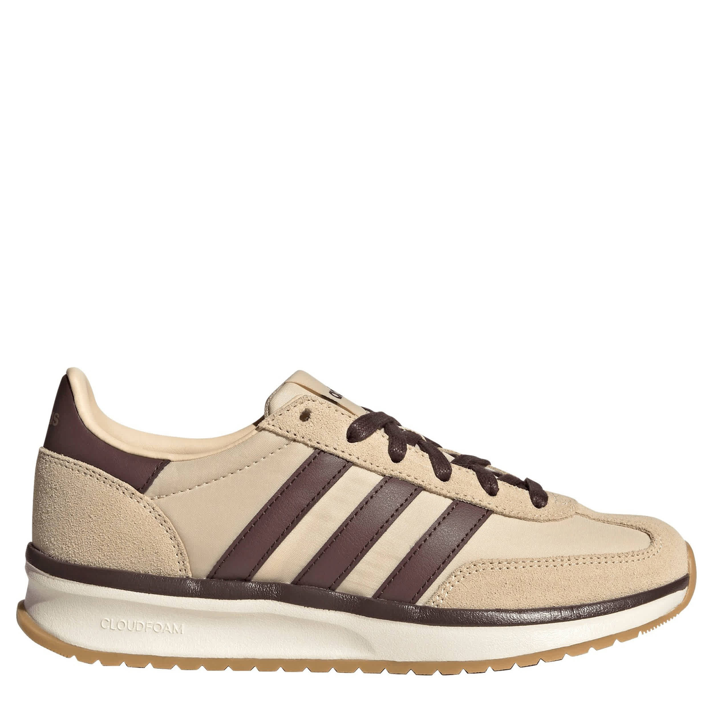 ADIDAS-WOMENS RUN 70S 2-0-SAND & DARK BROWN
