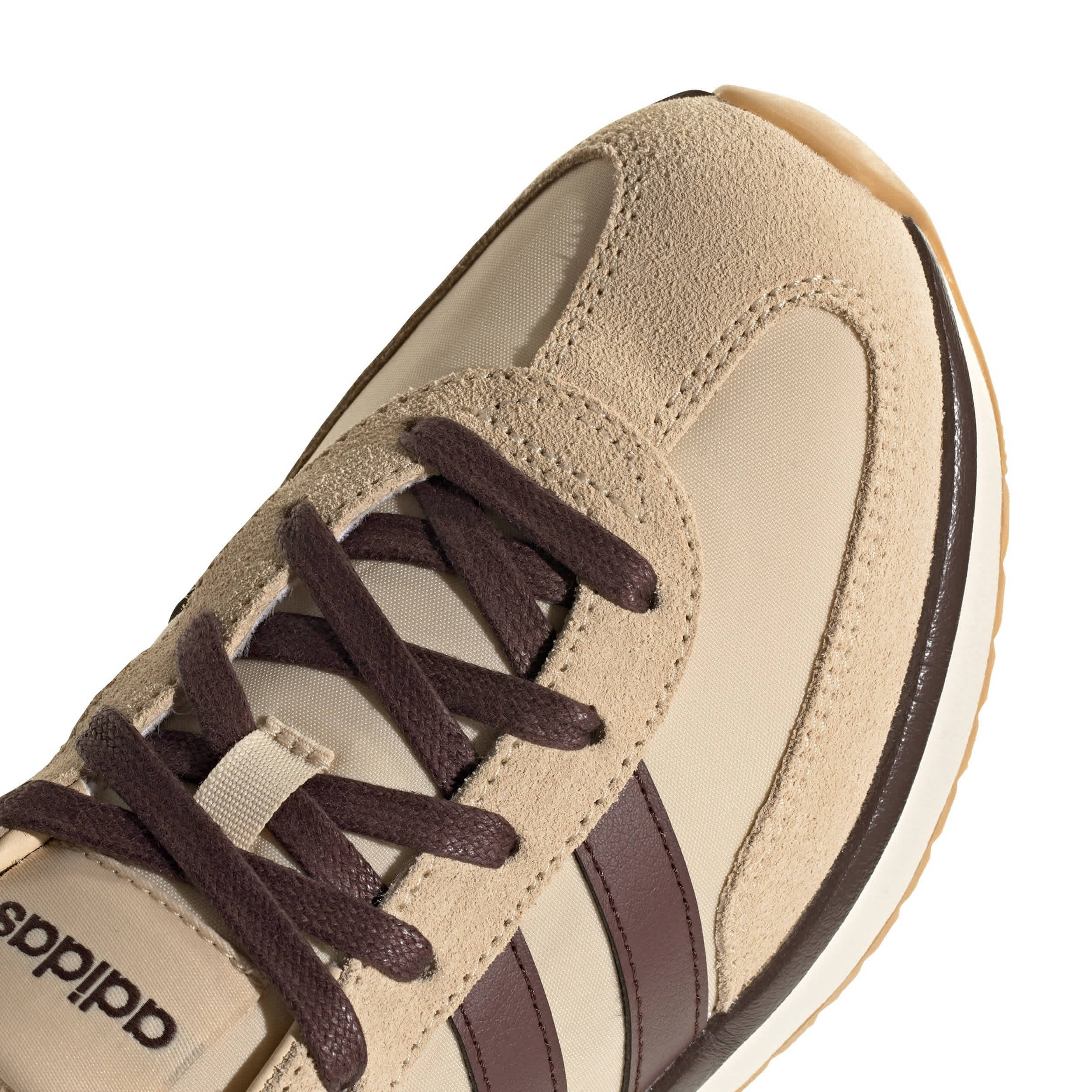 ADIDAS-WOMENS RUN 70S 2-0-SAND & DARK BROWN