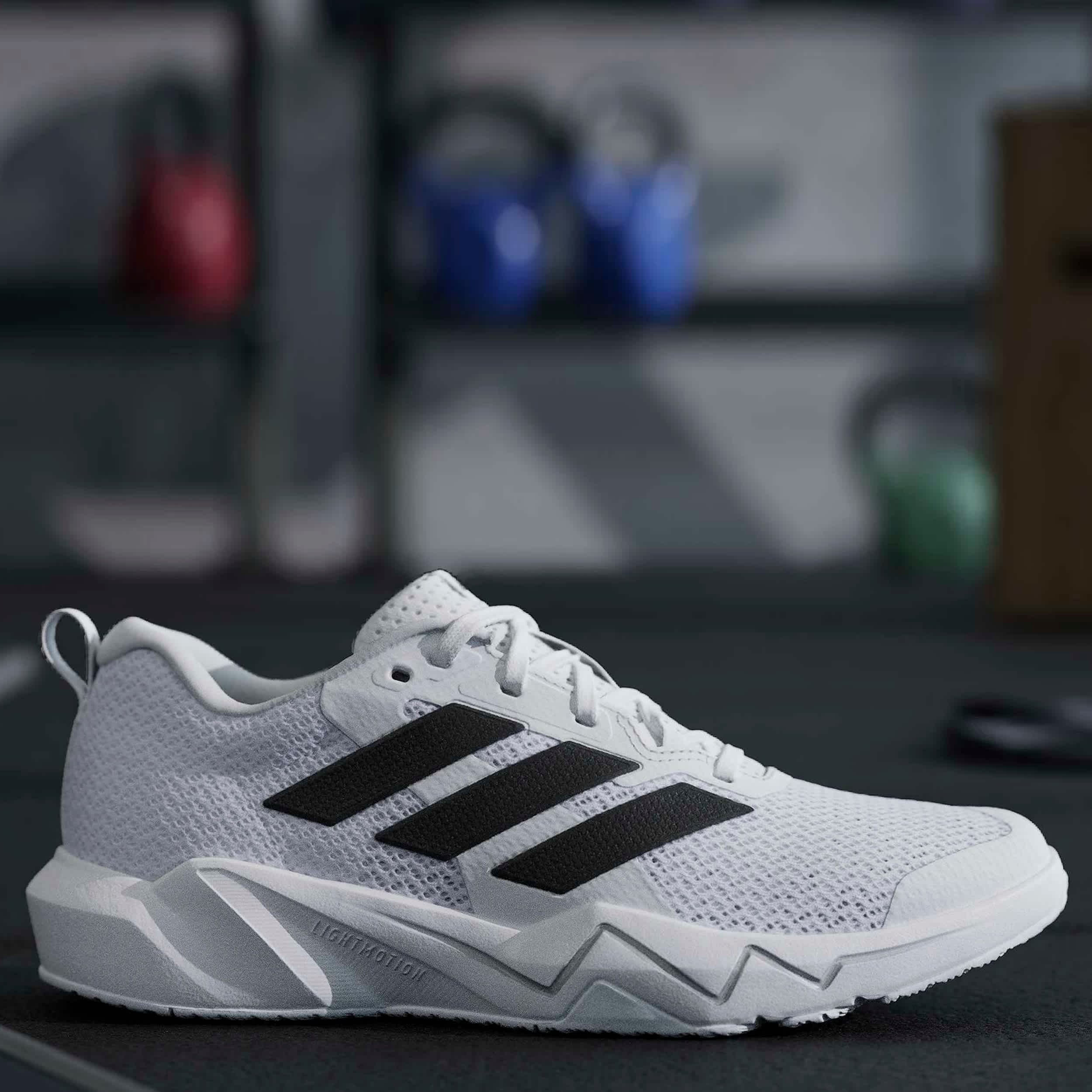 ADIDAS-WOMENS RAPIDMOVE GO TR-WHITE & BLACK