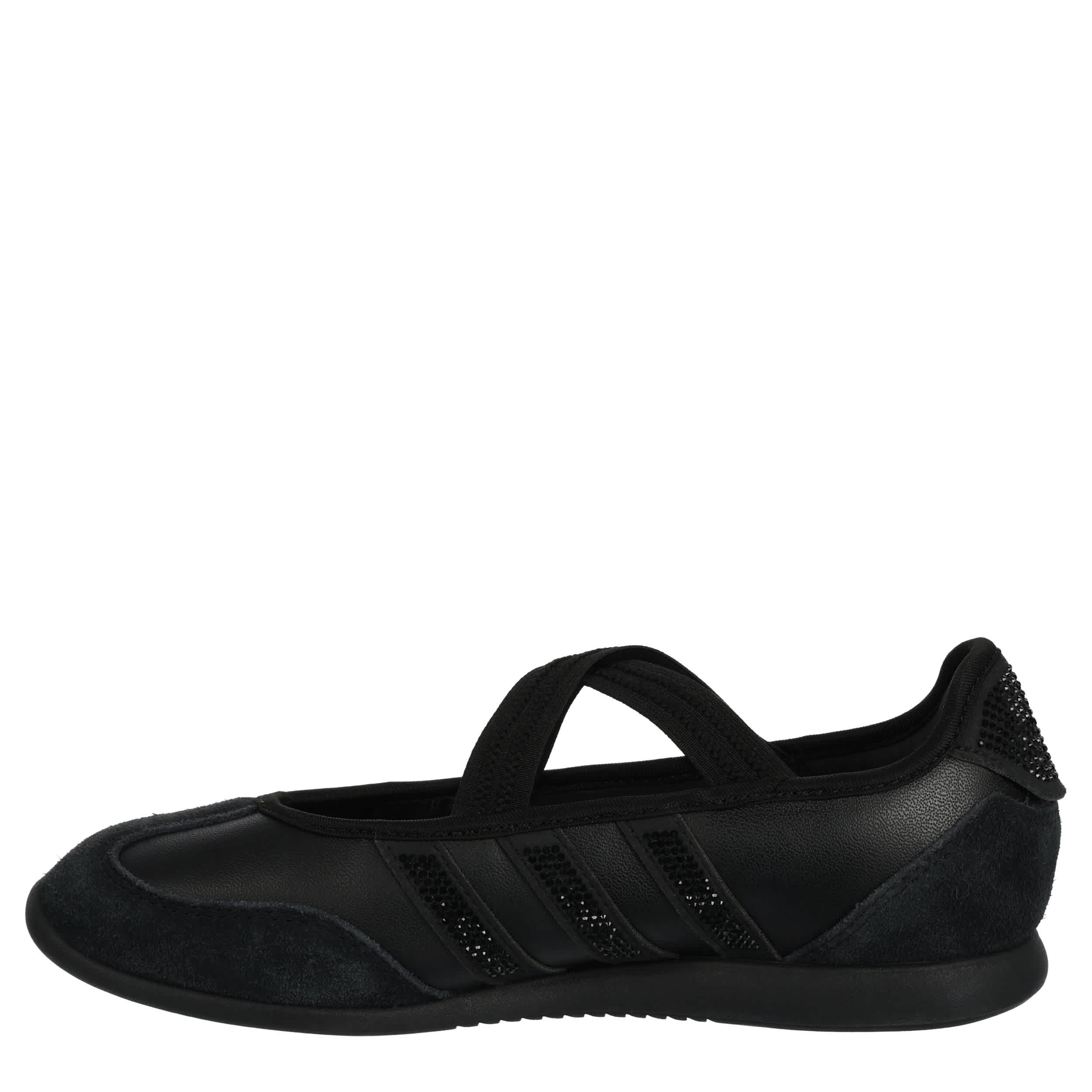 ADIDAS-WOMENS BARREDA MARY JANE SNEAKER-BLACK & BLACK