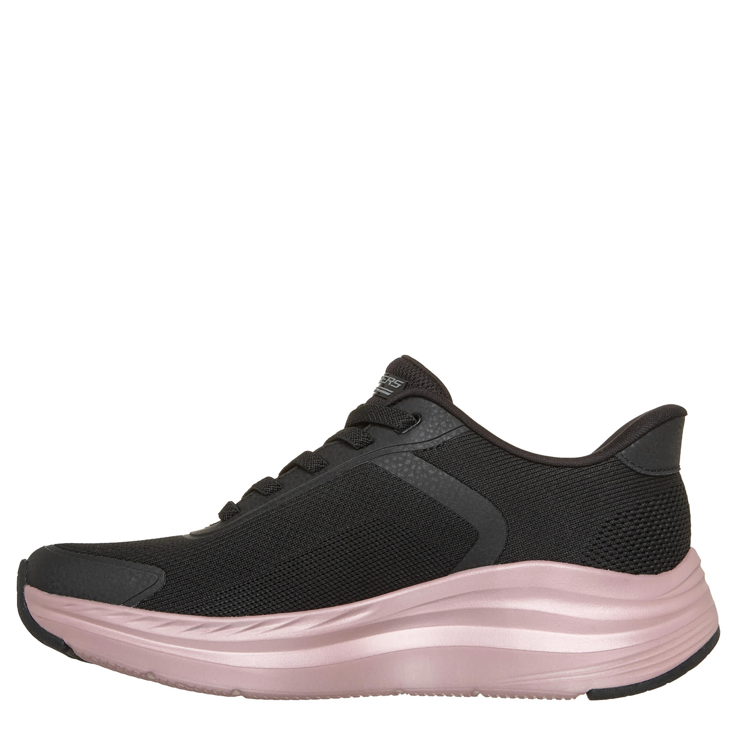 SKECHERS-WOMENS SLIP-INS INFINITY 2.0 SNEAKER-BLACK & PINK