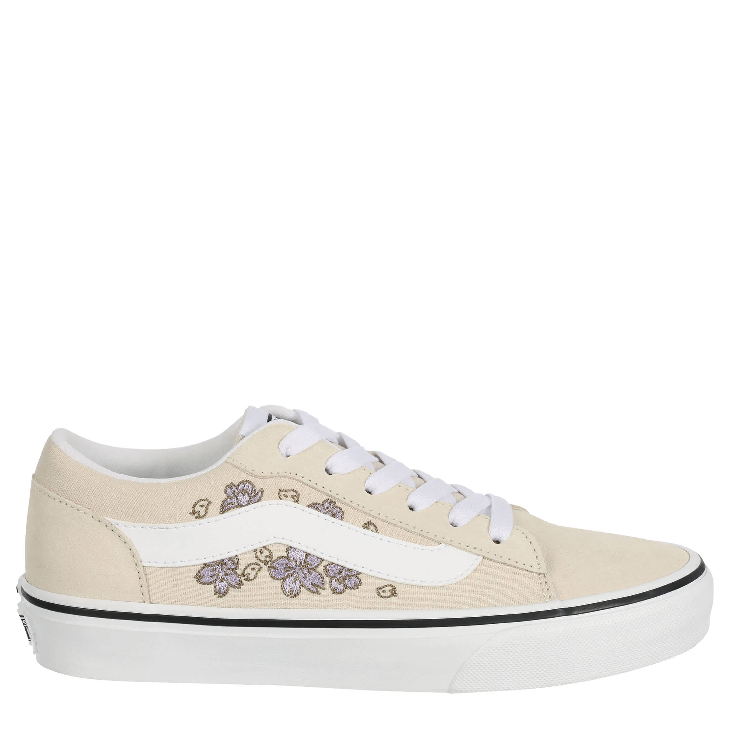 VANS-WOMENS VERO SNEAKER-OFF WHITE & FLORAL