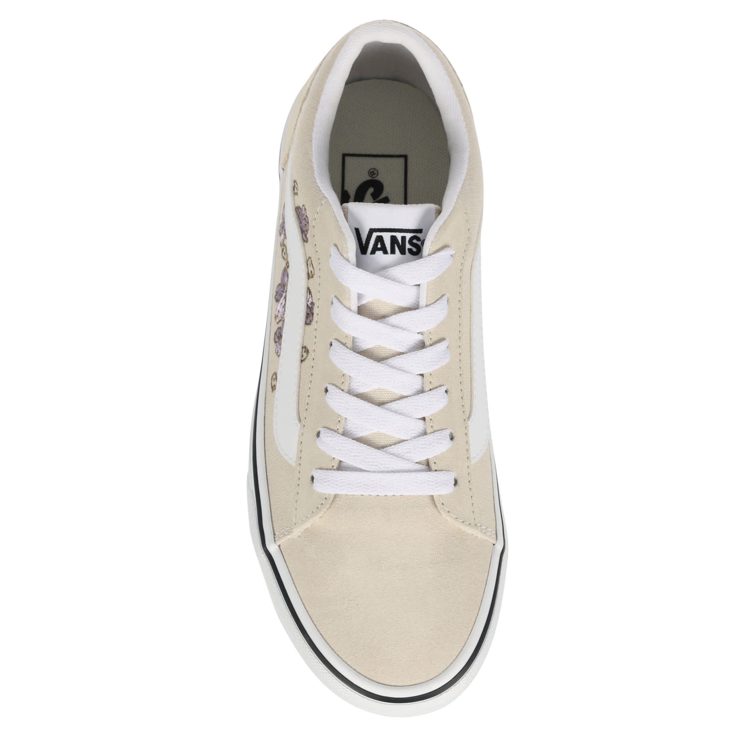 VANS-WOMENS VERO SNEAKER-OFF WHITE & FLORAL