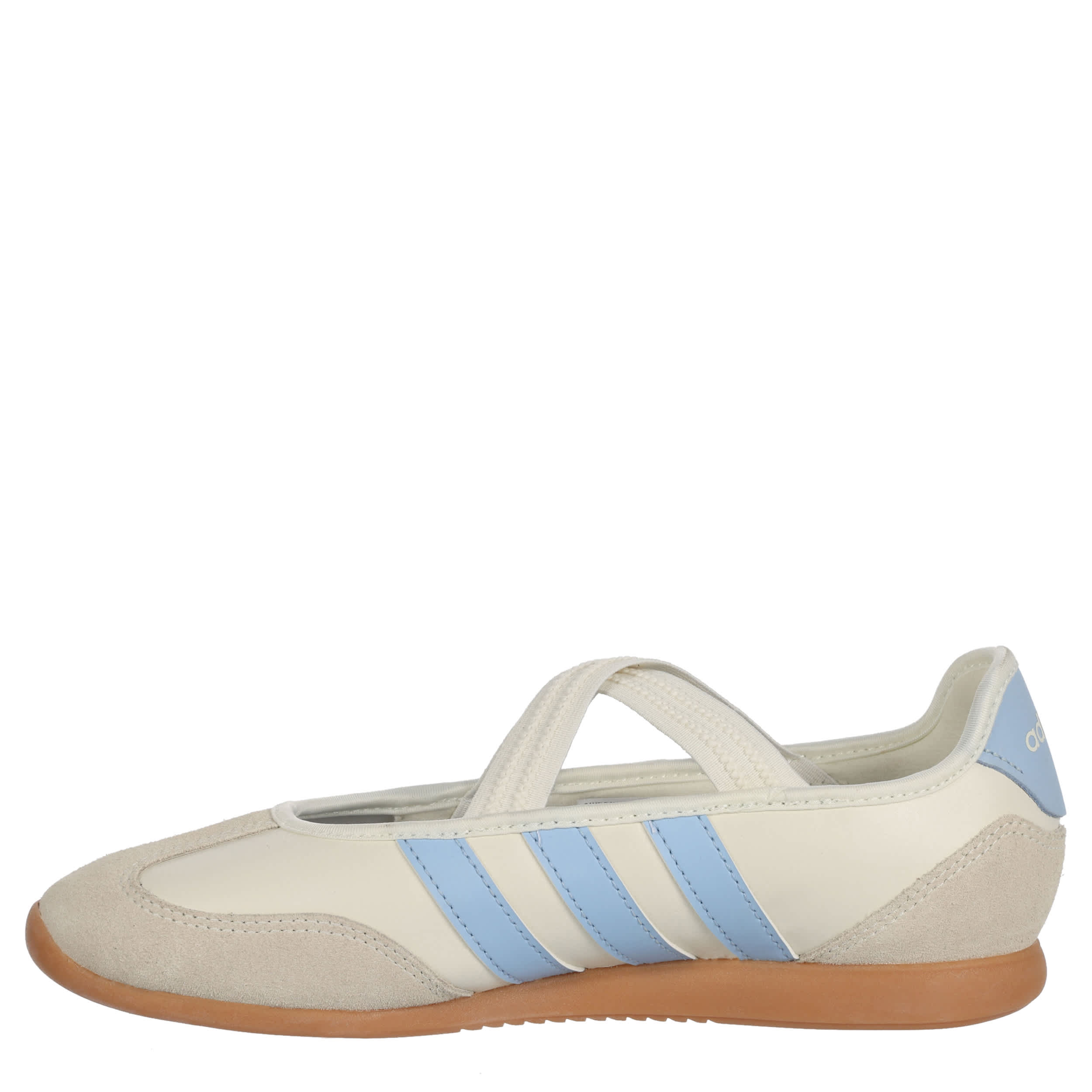 ADIDAS-WOMENS BARREDA MARY JANE SNEAKER-OFF WHITE & LIGHT BLUE