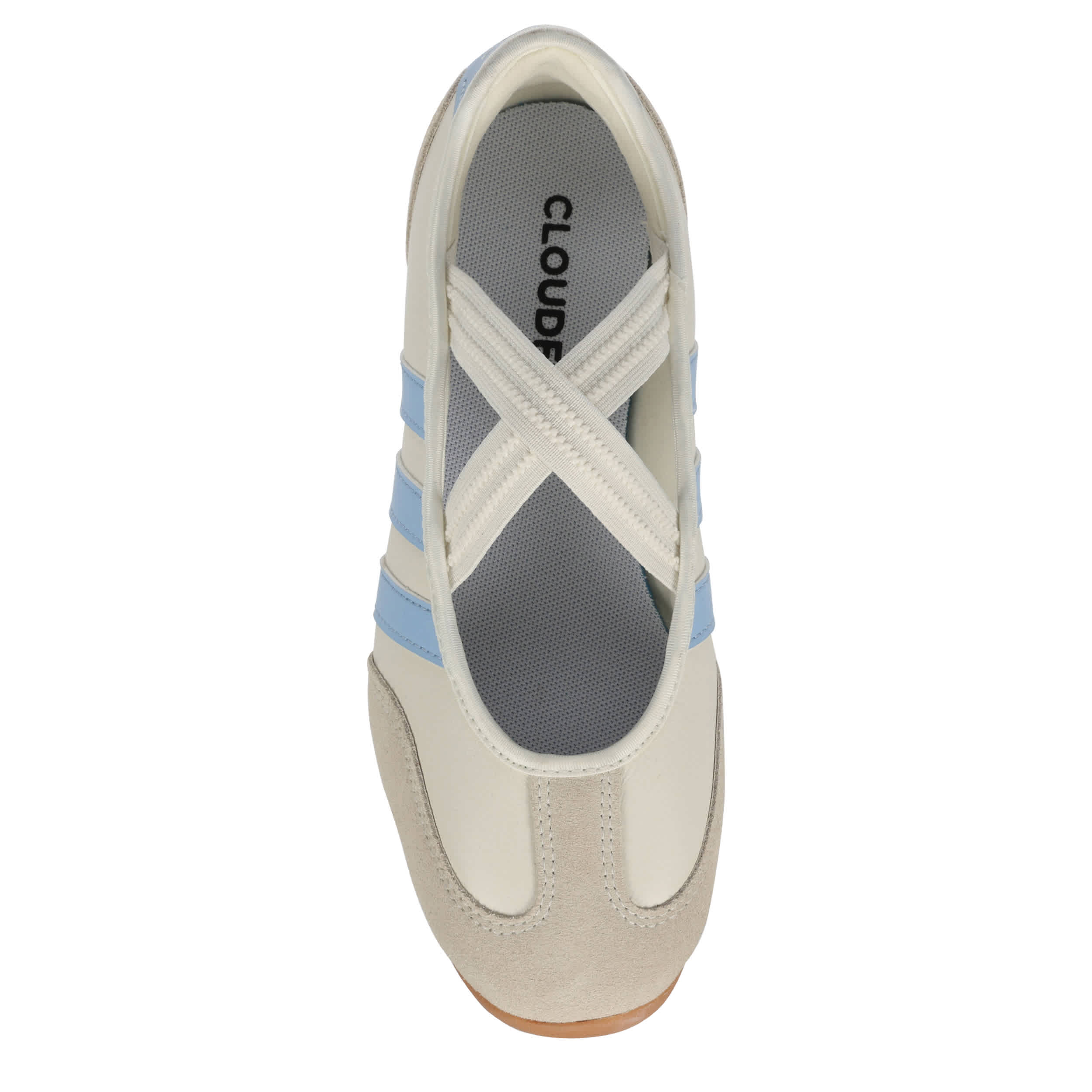ADIDAS-WOMENS BARREDA MARY JANE SNEAKER-OFF WHITE & LIGHT BLUE
