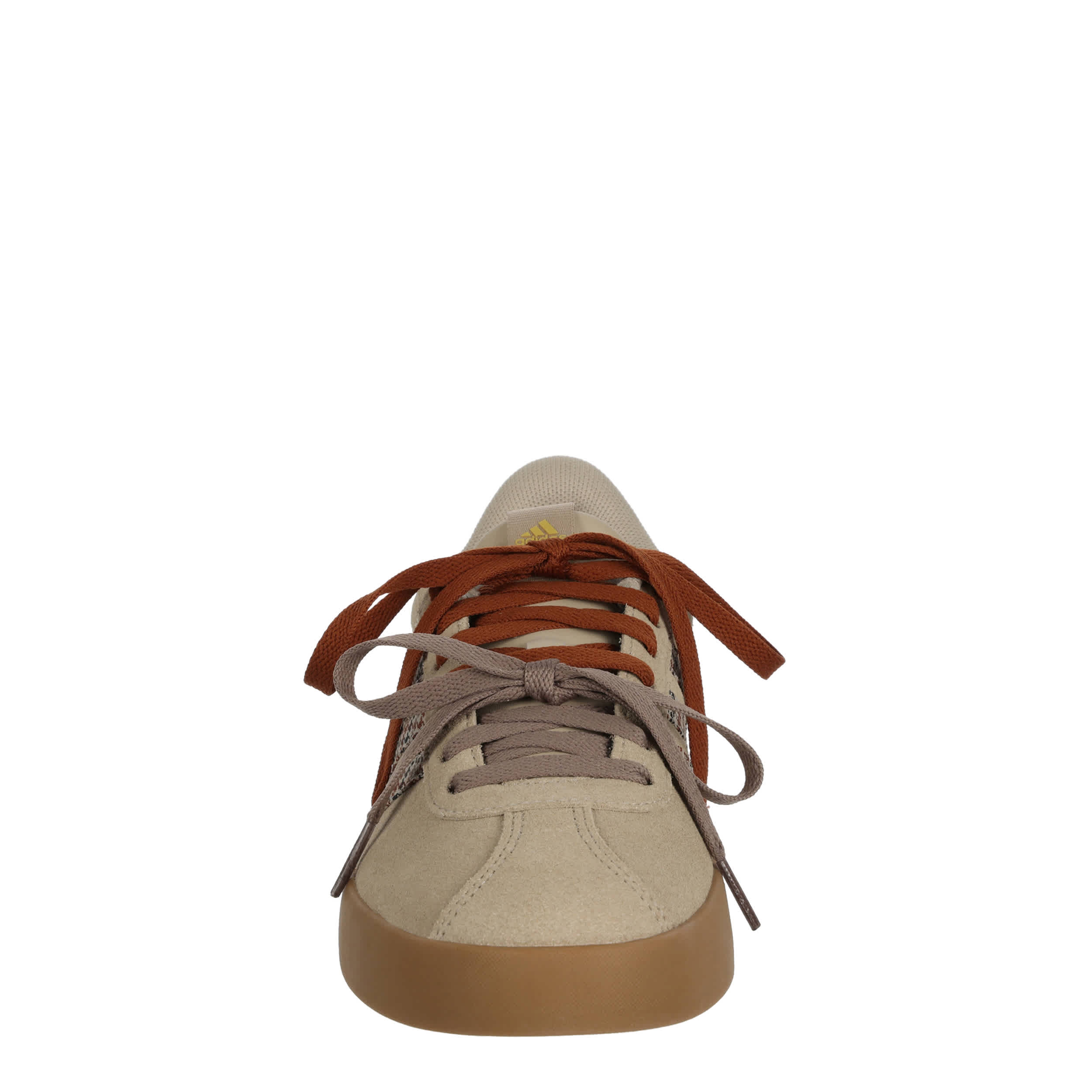 ADIDAS-WOMENS VL COURT 3.0 SNEAKER-BEIGE & PLAID