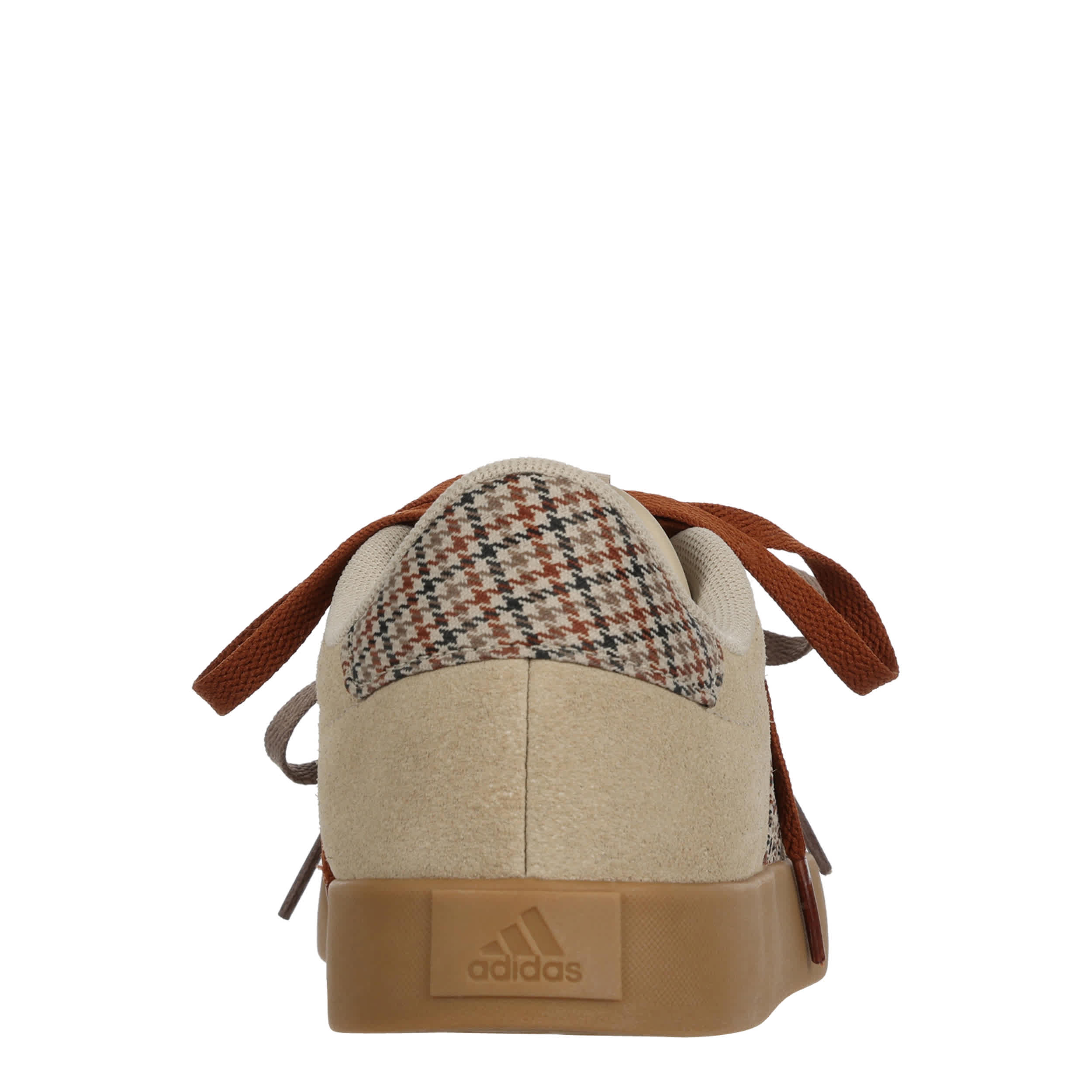 ADIDAS-WOMENS VL COURT 3.0 SNEAKER-BEIGE & PLAID