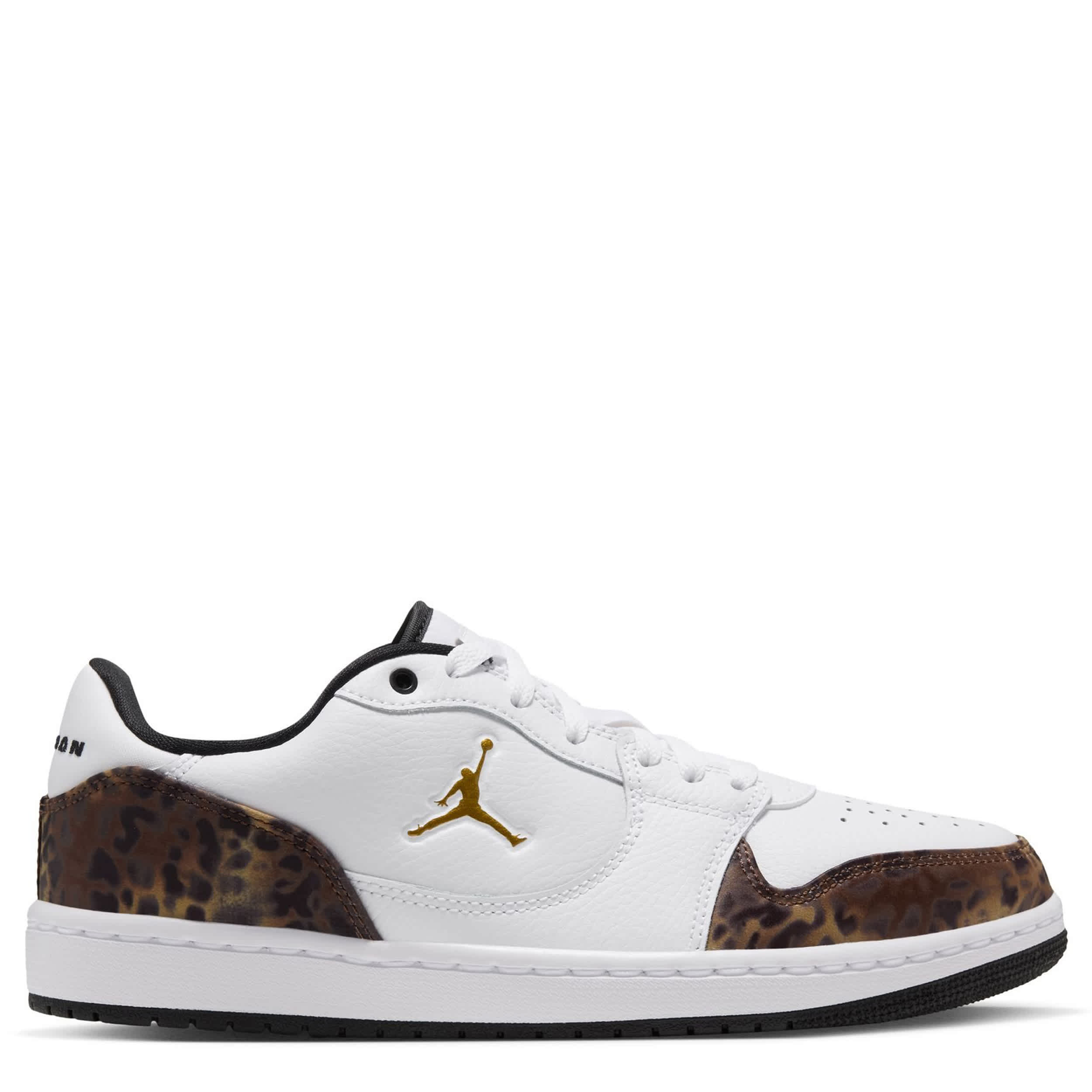 JORDAN-WOMENS COURT CONNECT LOW SNEAKER-LEOPARD & PLATINUM