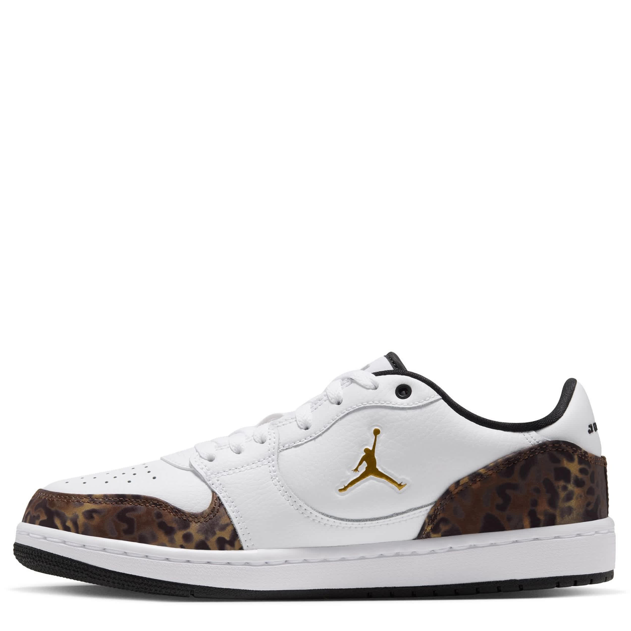 JORDAN-WOMENS COURT CONNECT LOW SNEAKER-LEOPARD & PLATINUM