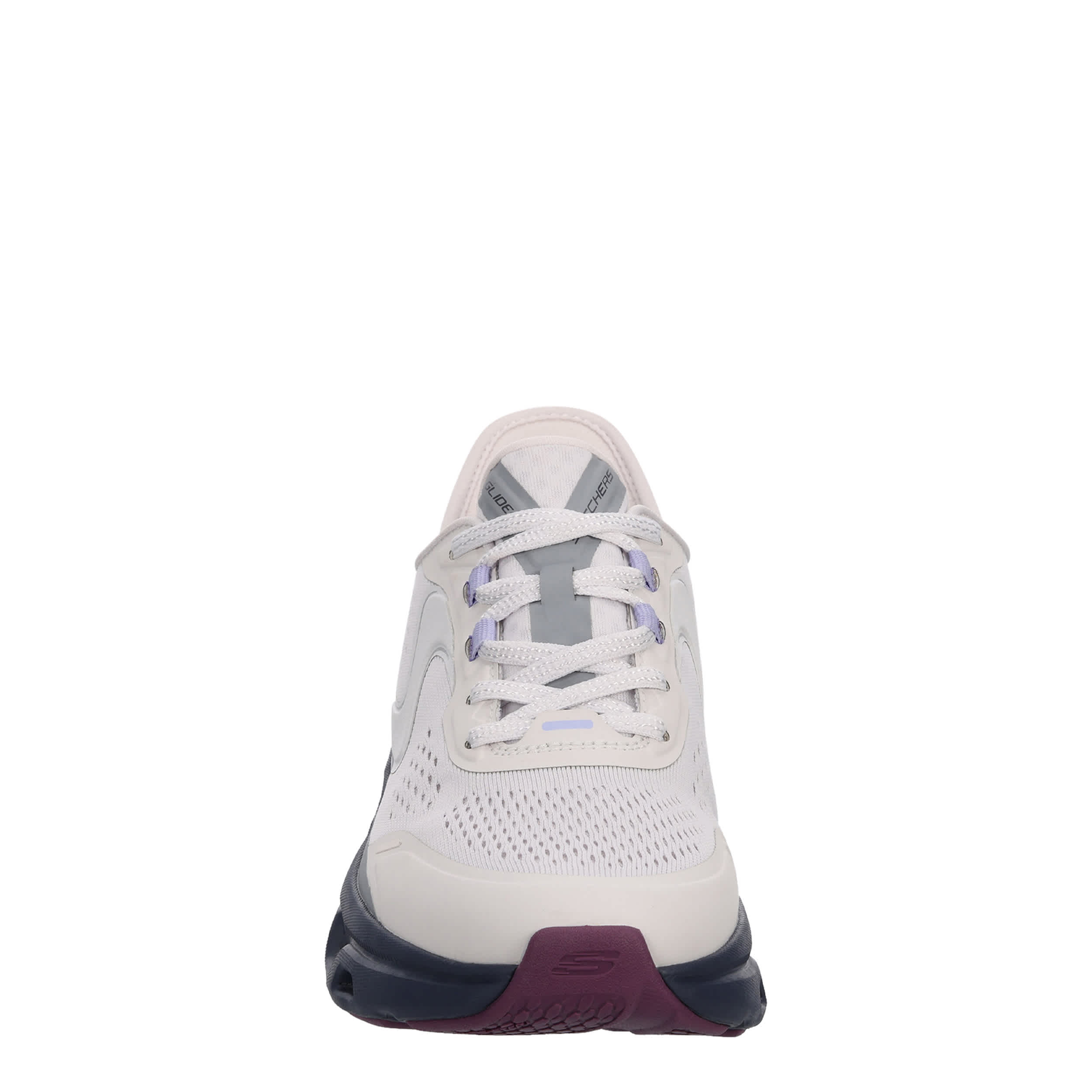 SKECHERS-WOMENS SLIP-INS GLIDE STEP ALTUS RUNNING SHOE-PALE GREY & MULTICOLOR