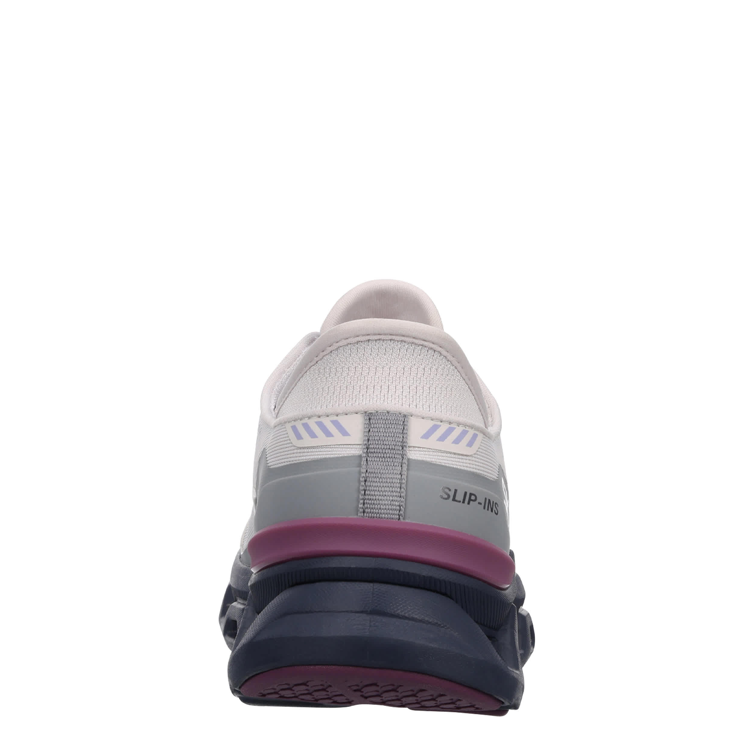 SKECHERS-WOMENS SLIP-INS GLIDE STEP ALTUS RUNNING SHOE-PALE GREY & MULTICOLOR