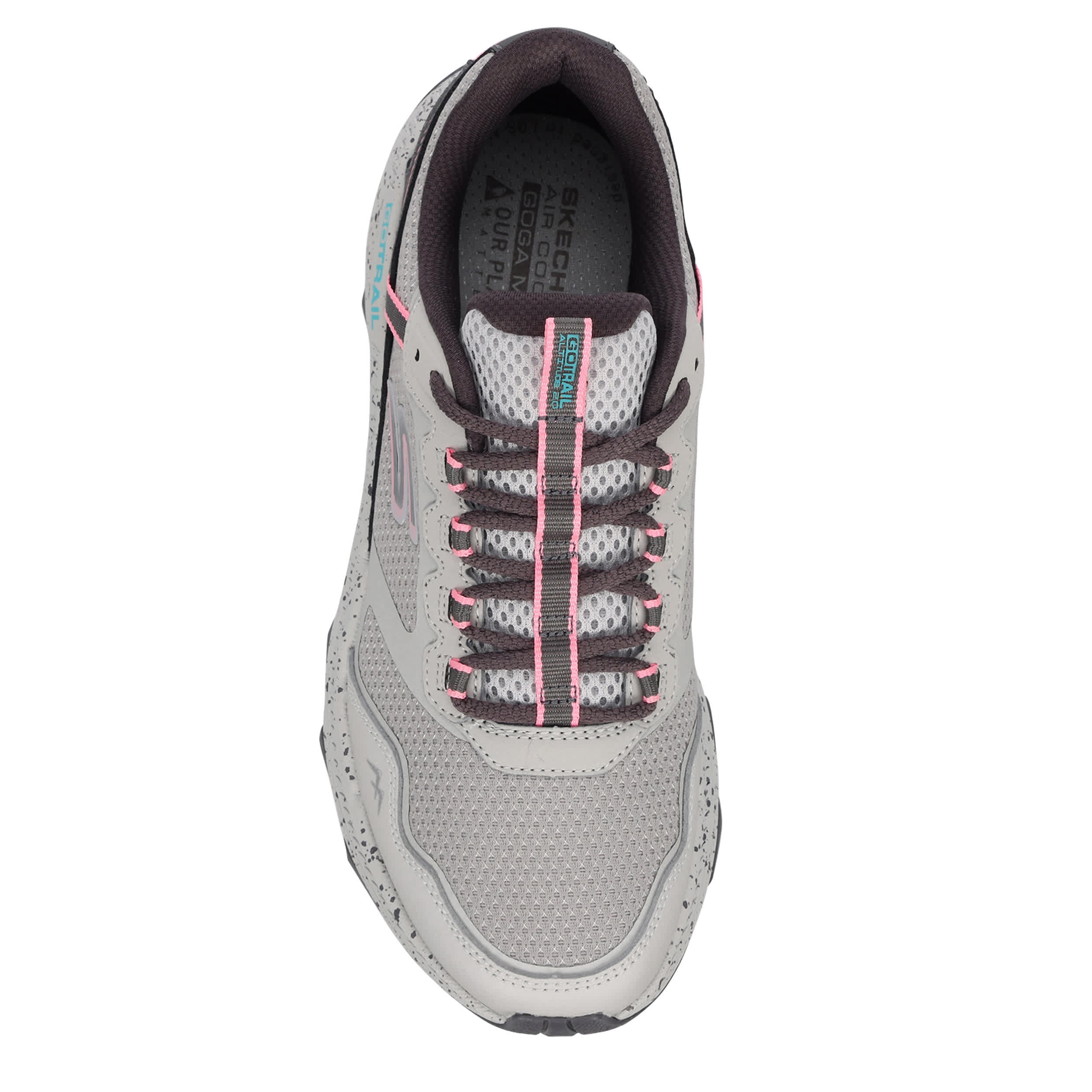 SKECHERS-WOMENS GO RUN TRAIL ALTITUDE 2.0 SNEAKER-GREY & PINK