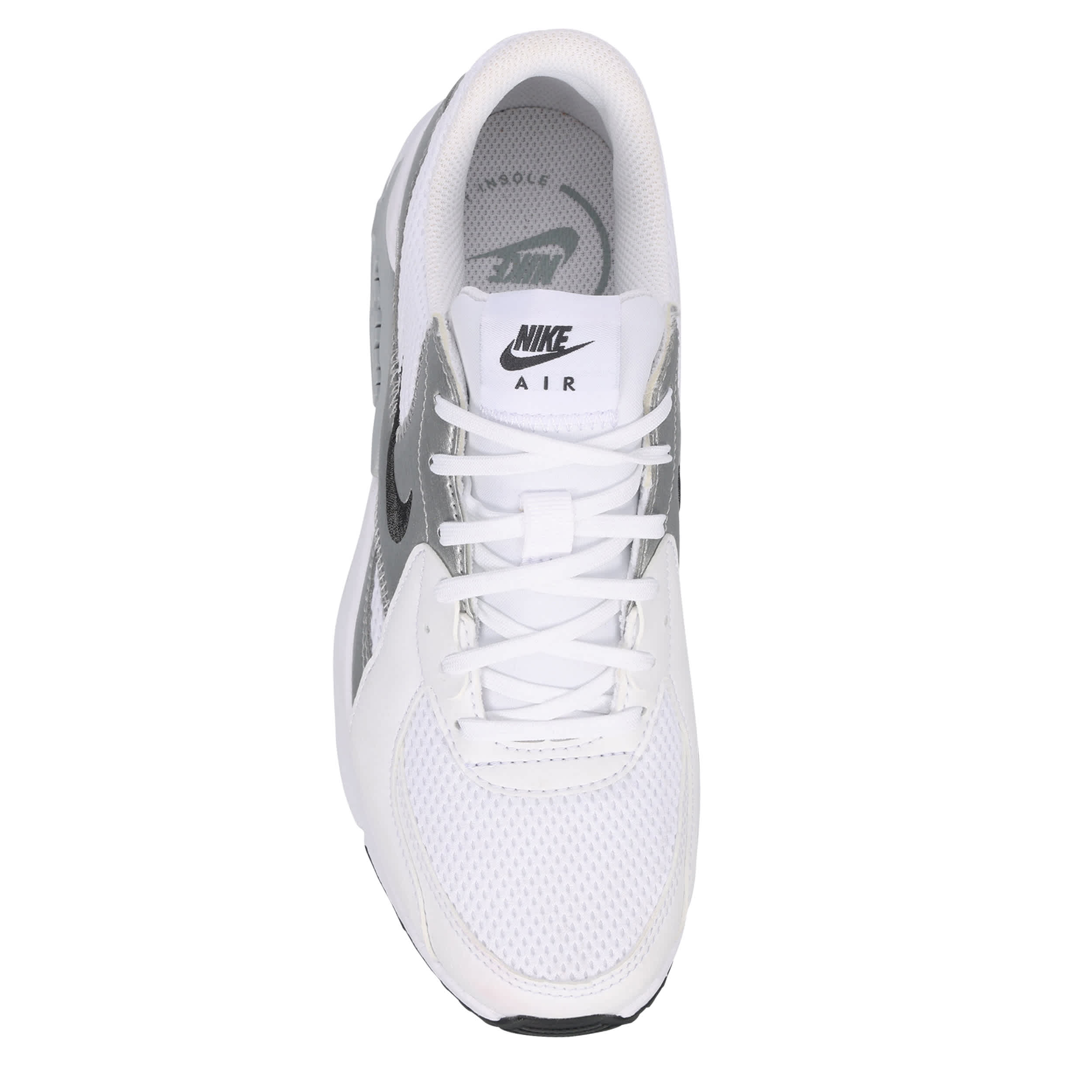 NIKE-WOMENS AIR MAX EXCEE SNEAKER-SILVER & WHITE
