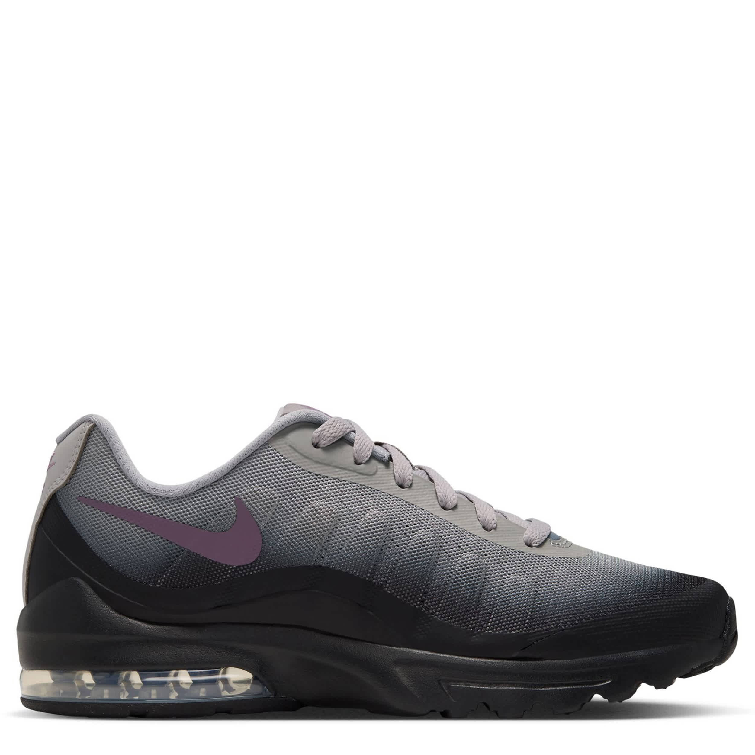 NIKE-WOMENS AIR MAX INVIGOR SNEAKER-GREY & PURPLE
