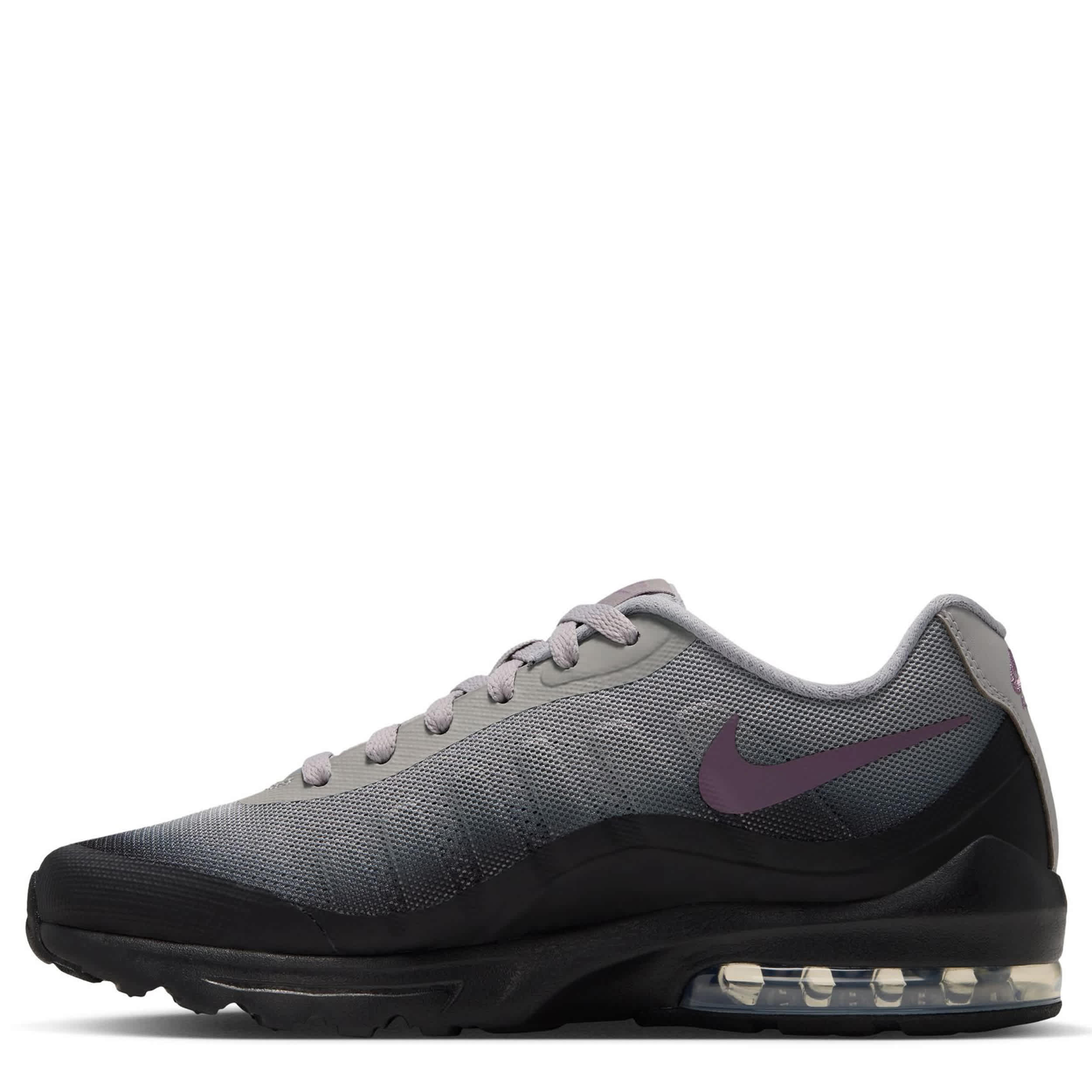 NIKE-WOMENS AIR MAX INVIGOR SNEAKER-GREY & PURPLE