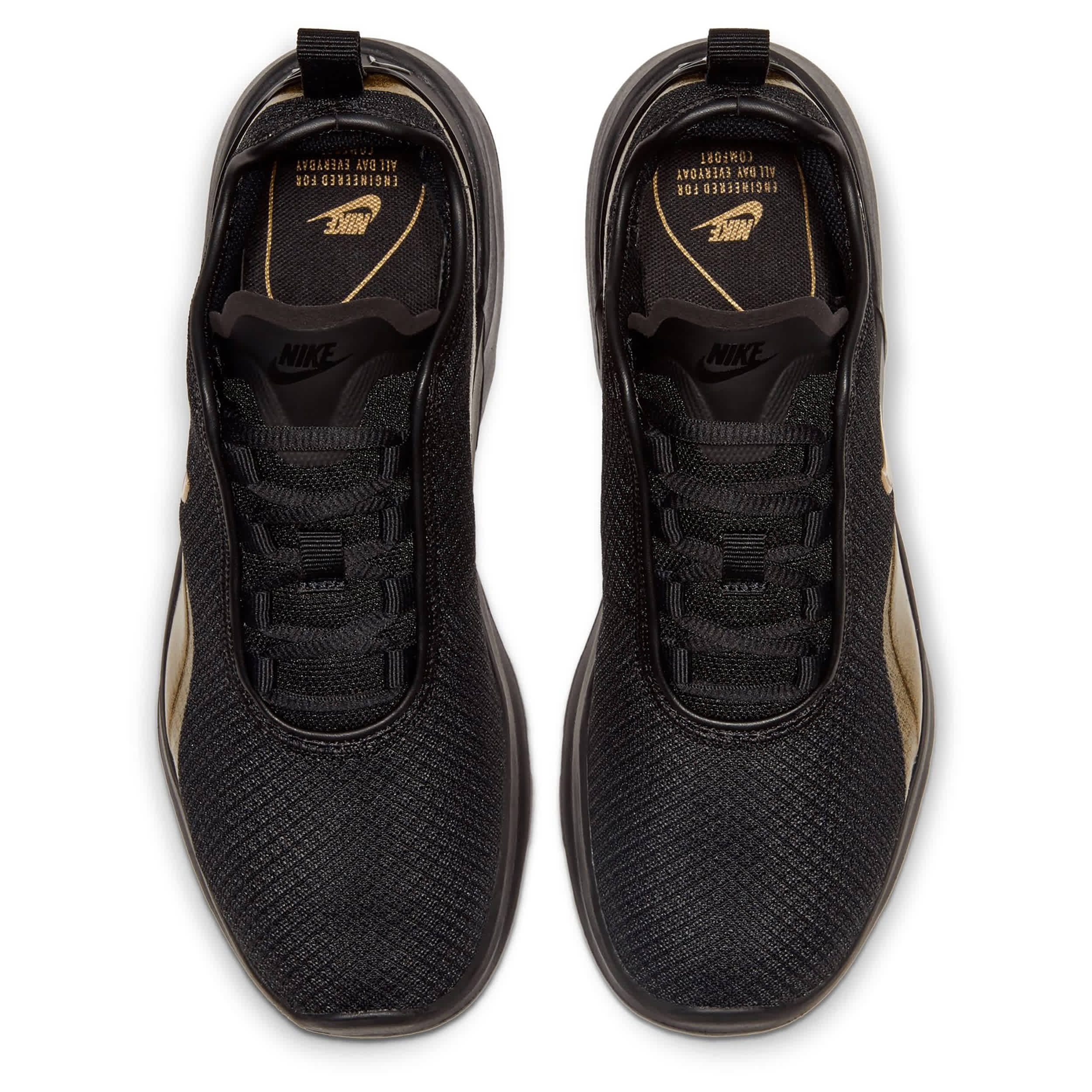 NIKE-WOMENS AIR MAX MOTION 2 SNEAKER-BLACK & GOLD