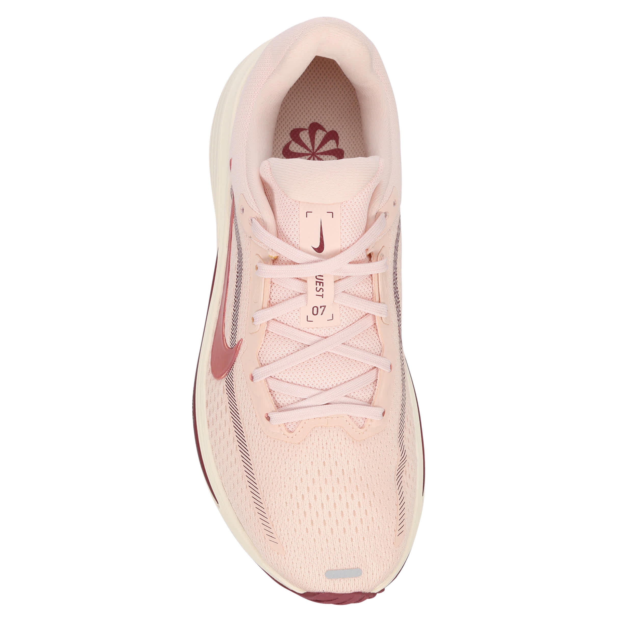 NIKE-WOMENS QUEST 7 RUNNING SHOE-BLUSH & GOLD