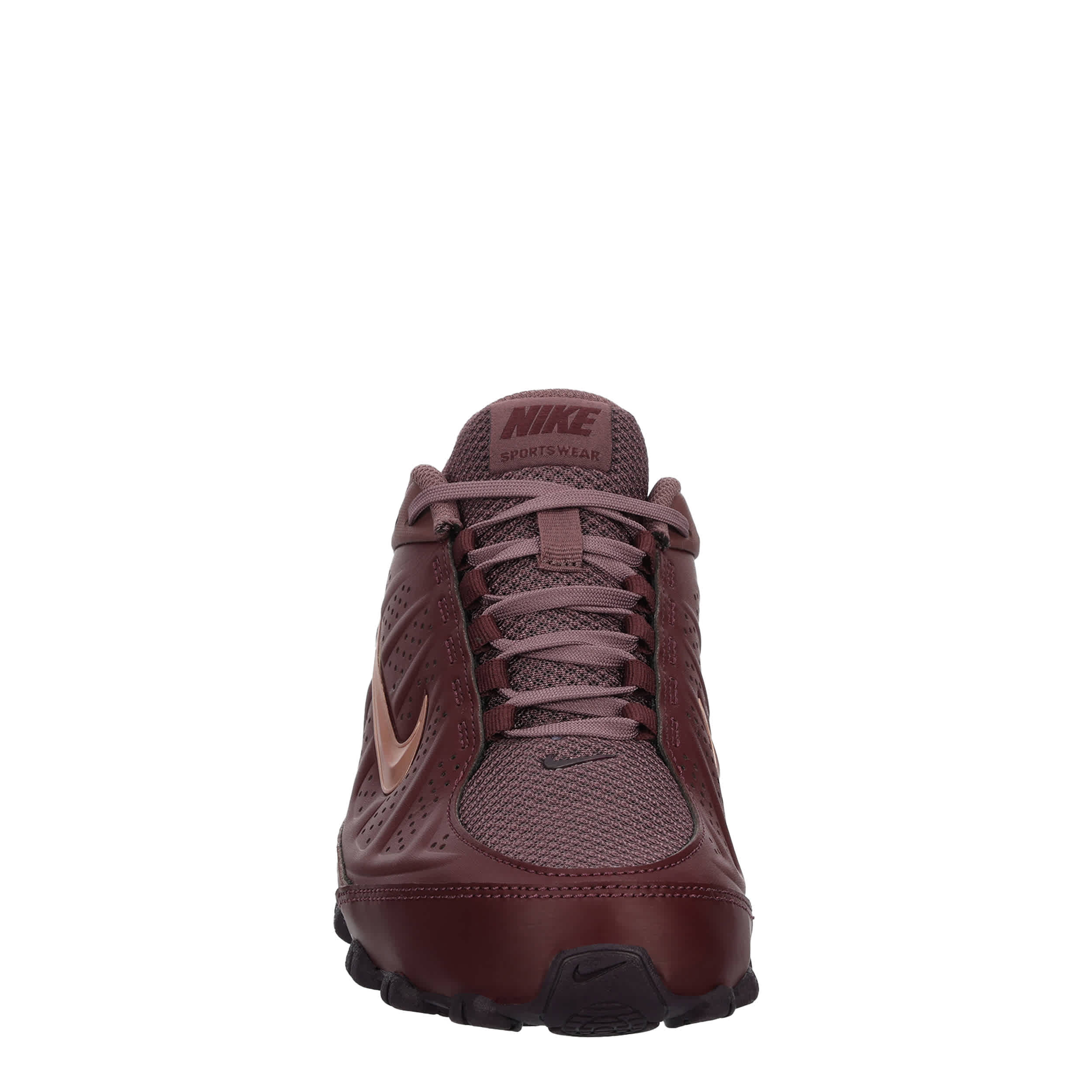 NIKE-WOMENS REAX 8 NSW SNEAKER-BURGUNDY & BRONZE