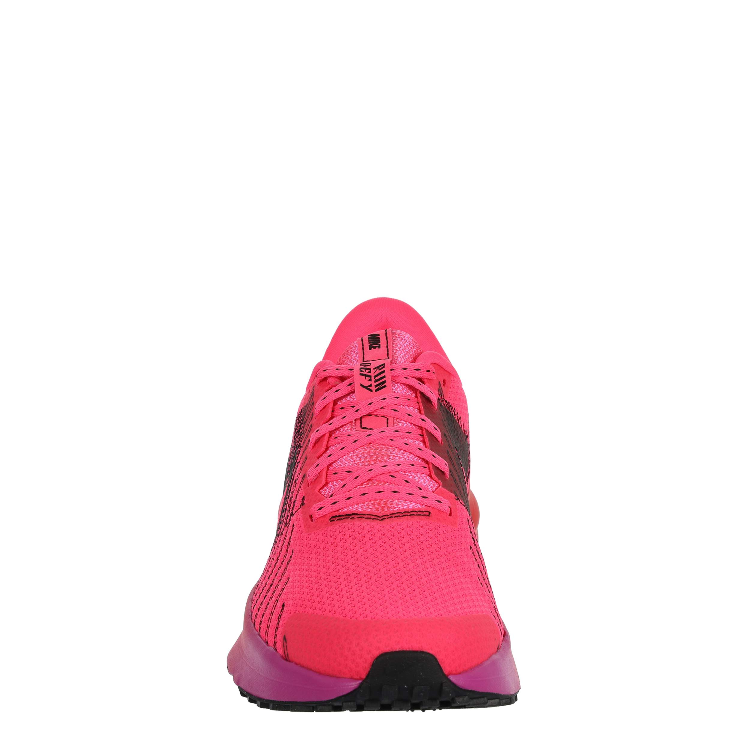 NIKE-WOMENS RUN DEFY RUNNING SHOE-BRIGHT PINK & BLACK