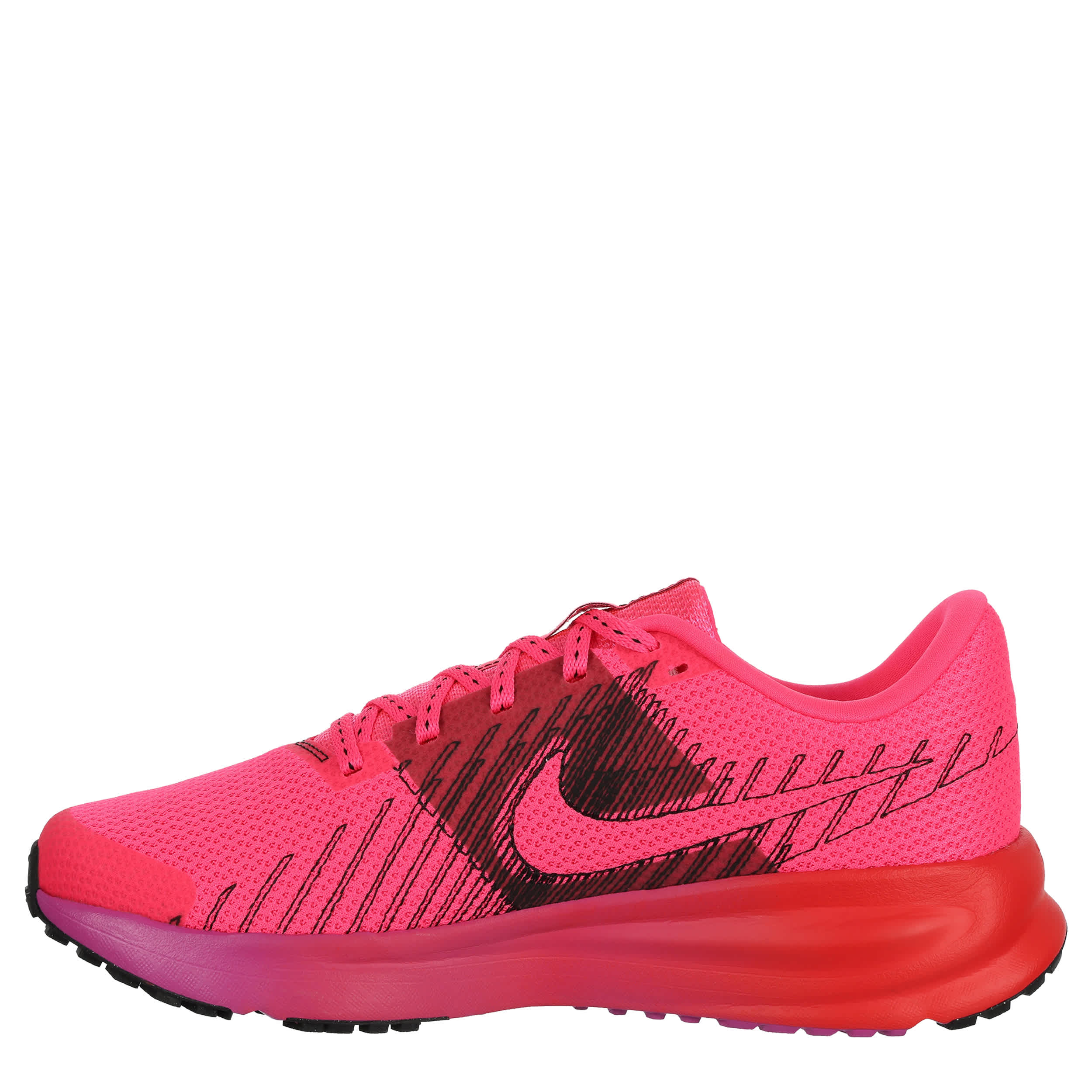 NIKE-WOMENS RUN DEFY RUNNING SHOE-BRIGHT PINK & BLACK