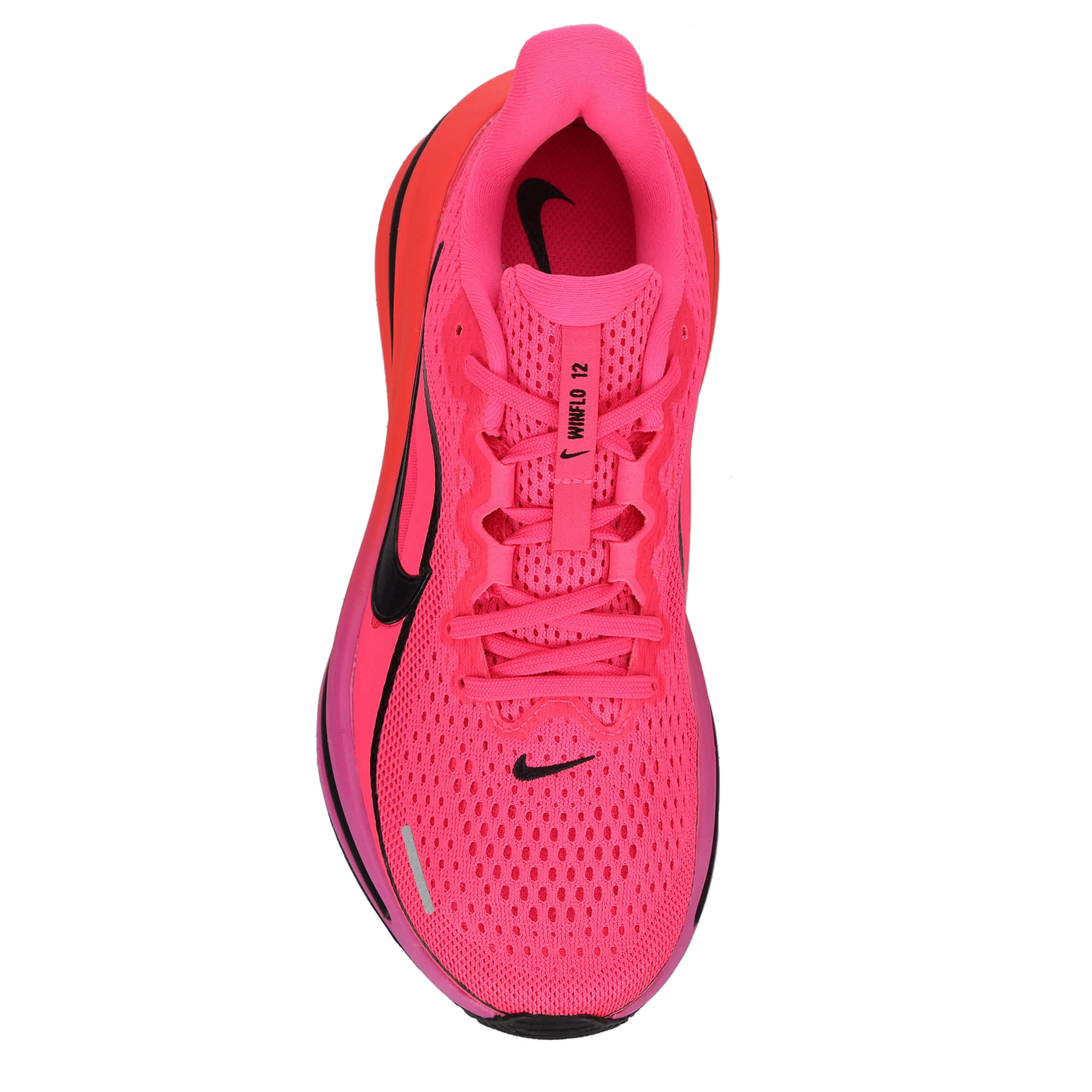 NIKE-WOMENS WINFLO 12 RUNNING SHOE-BRIGHT PINK & BLACK