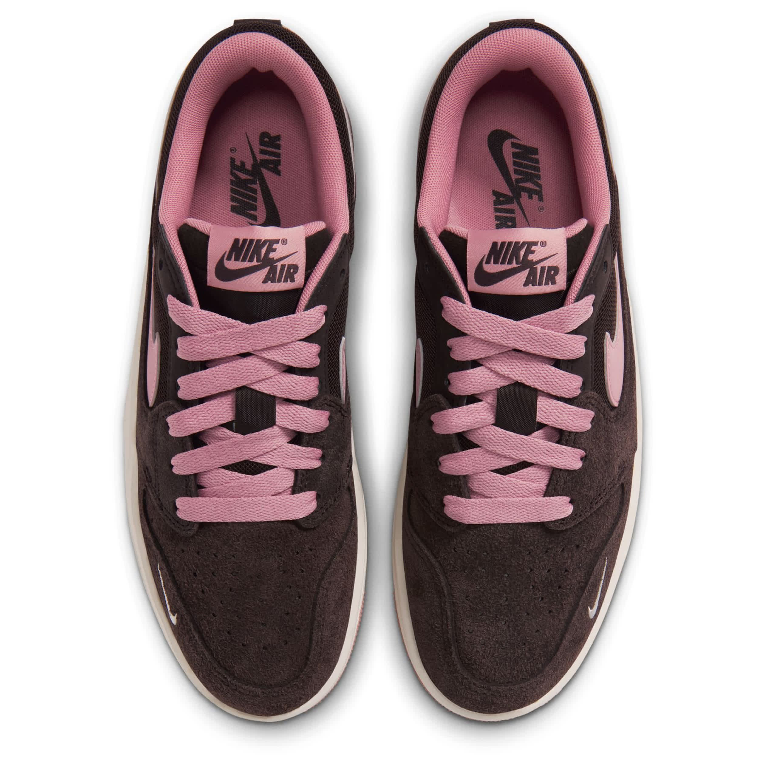 JORDAN-WOMENS STRADA SNEAKER-BROWN & BLUSH
