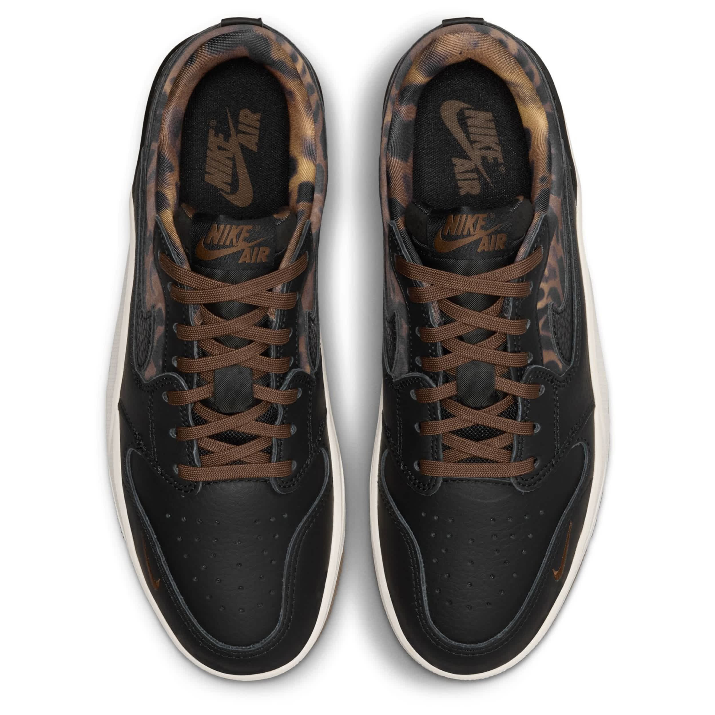 JORDAN-WOMENS STRADA SNEAKER-BLACK & ANIMAL