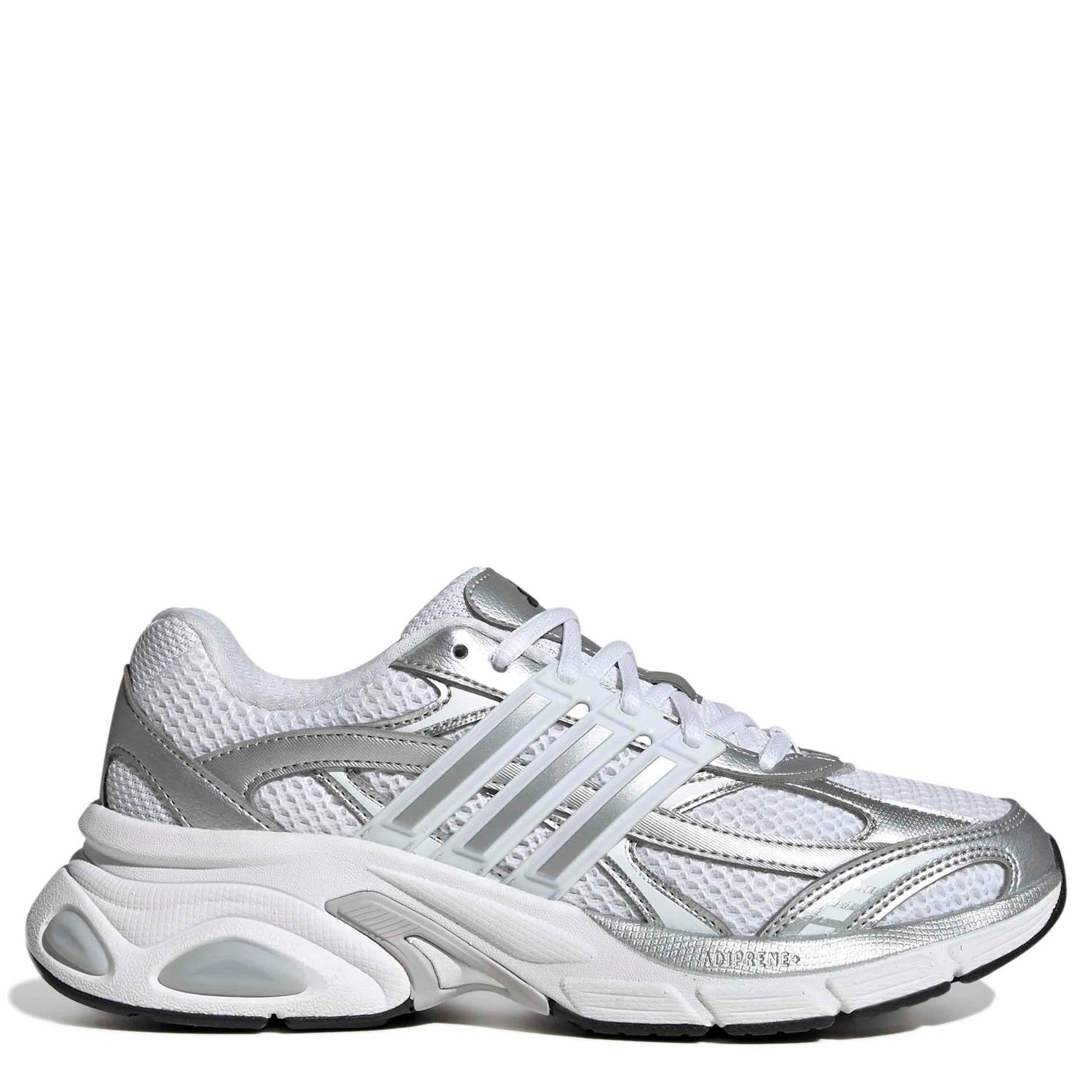 ADIDAS-WOMENS STARGLIDE SNEAKER-WHITE & SILVER