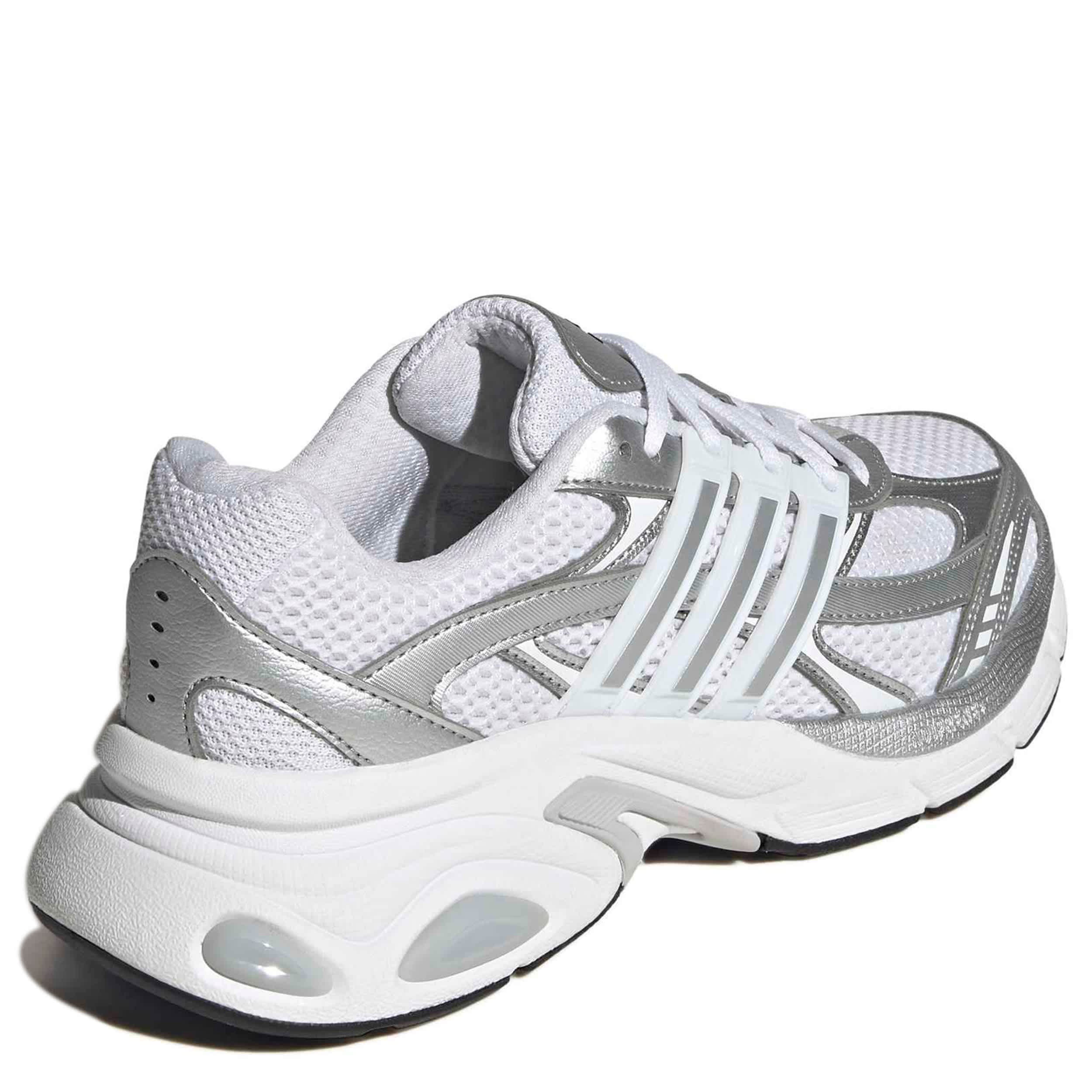 ADIDAS-WOMENS STARGLIDE SNEAKER-WHITE & SILVER