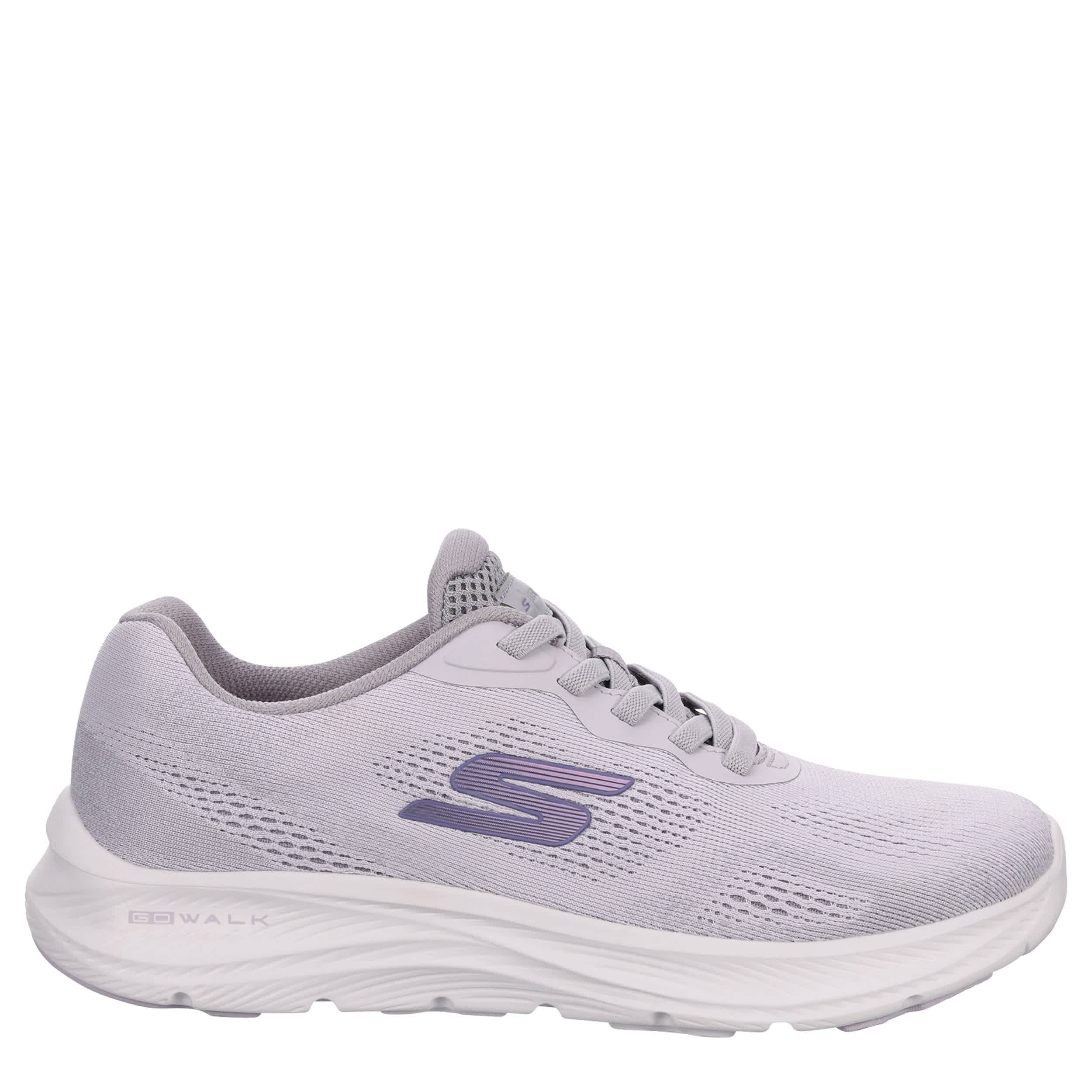 SKECHERS-WOMENS GO WALK FLEX PLUS RUNNING SHOE-PURPLE & LILAC