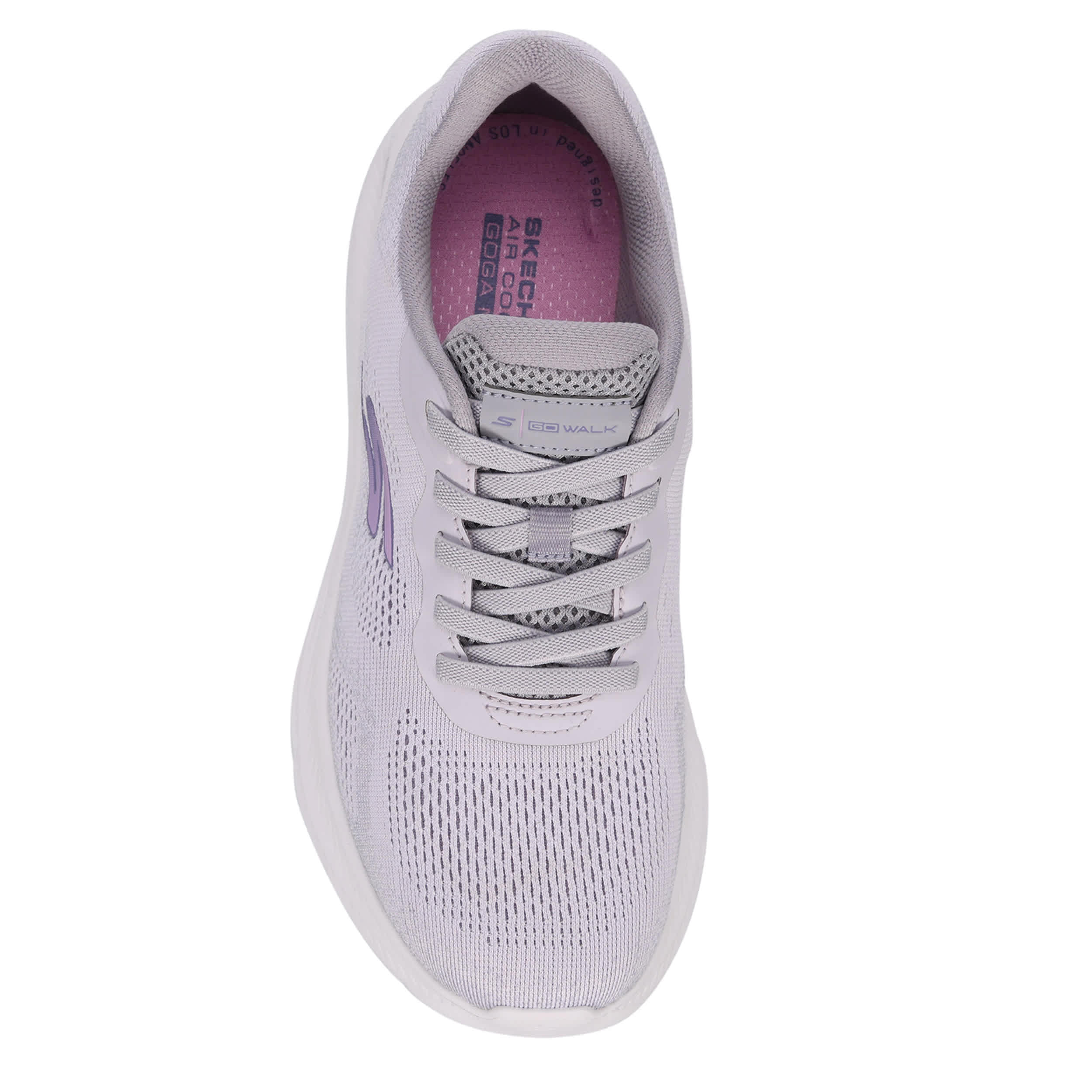 SKECHERS-WOMENS GO WALK FLEX PLUS RUNNING SHOE-PURPLE & LILAC
