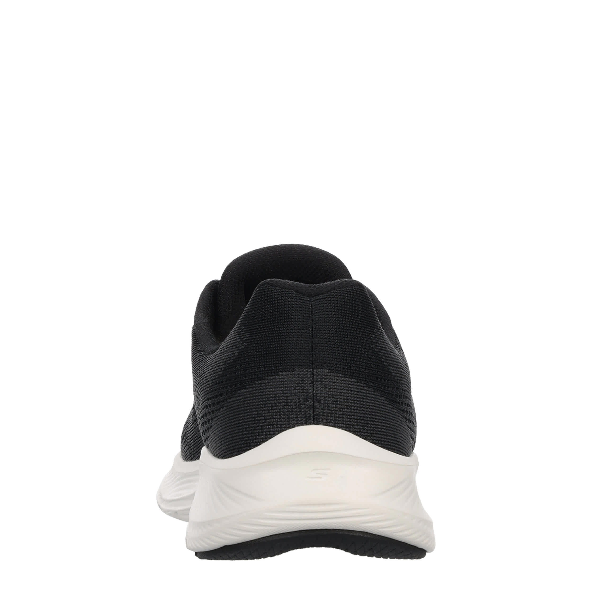 SKECHERS-WOMENS GO WALK FLEX PLUS RUNNING SHOE-BLACK & PURPLE