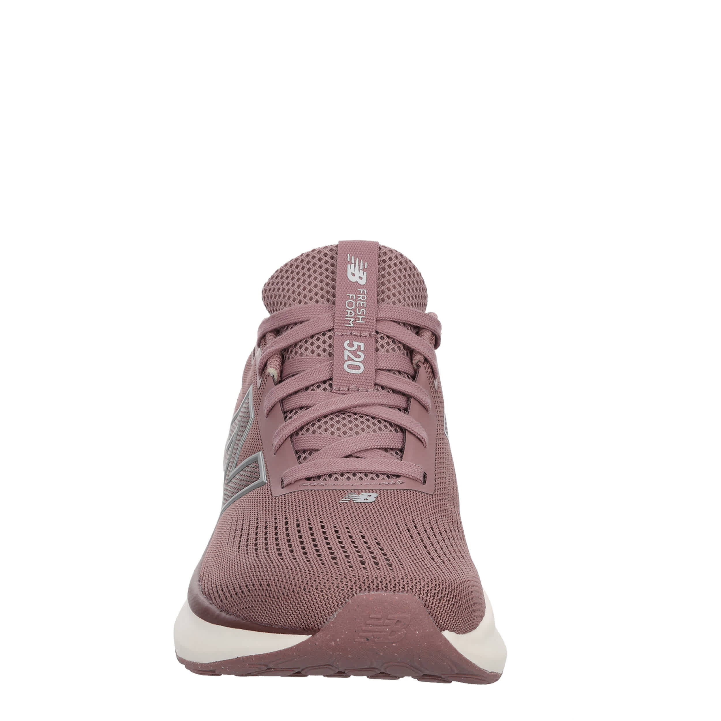 NEW BALANCE-WOMENS 520 V9 RUNNING SHOE-MAUVE & SILVER