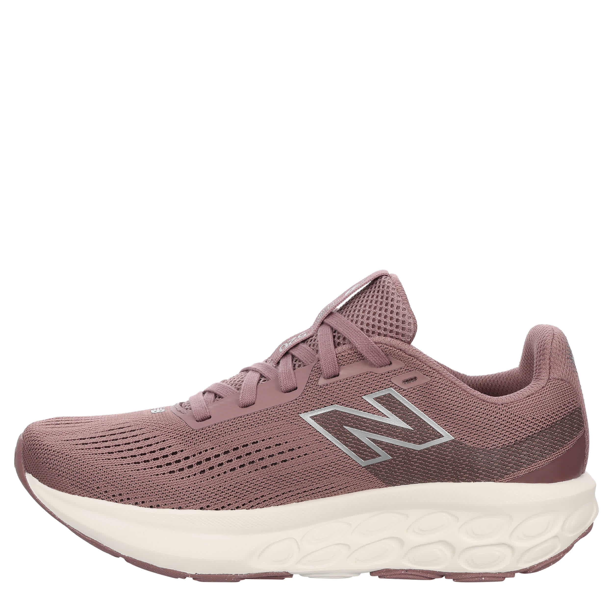 NEW BALANCE-WOMENS 520 V9 RUNNING SHOE-MAUVE & SILVER