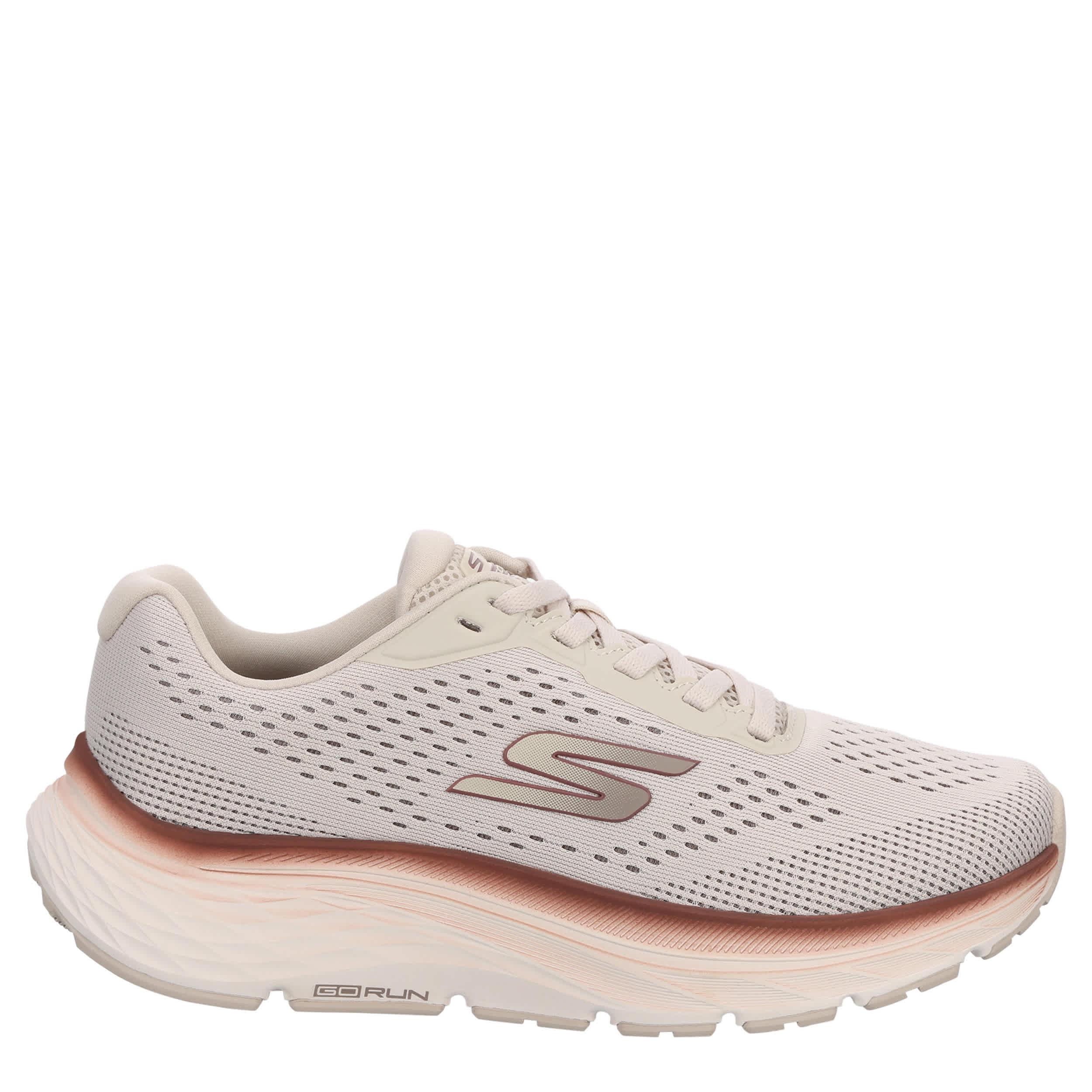SKECHERS-WOMENS GO RUN CONSISTENT 3.0 RUNNING SHOE-NATURAL & BROWN