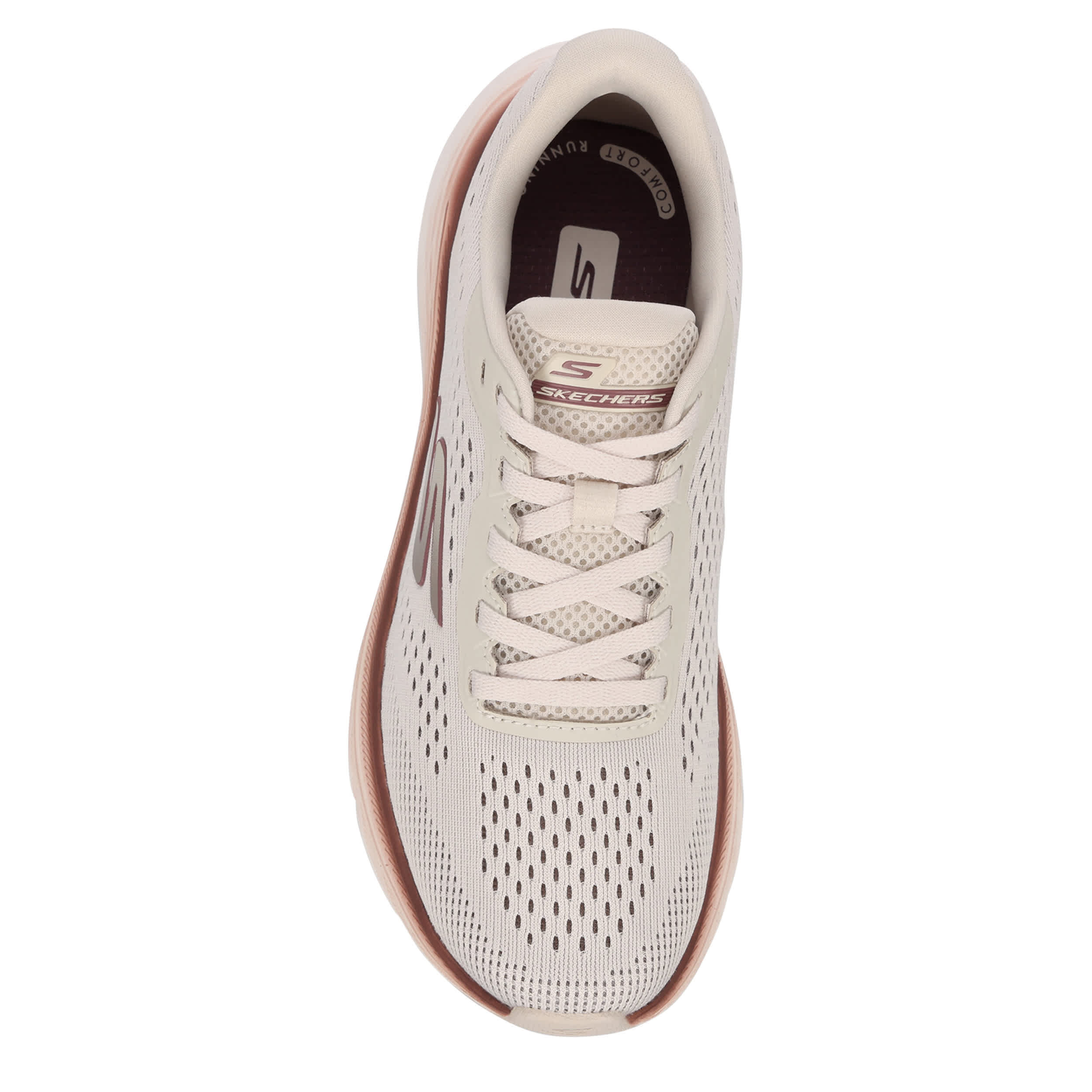 SKECHERS-WOMENS GO RUN CONSISTENT 3.0 RUNNING SHOE-NATURAL & BROWN