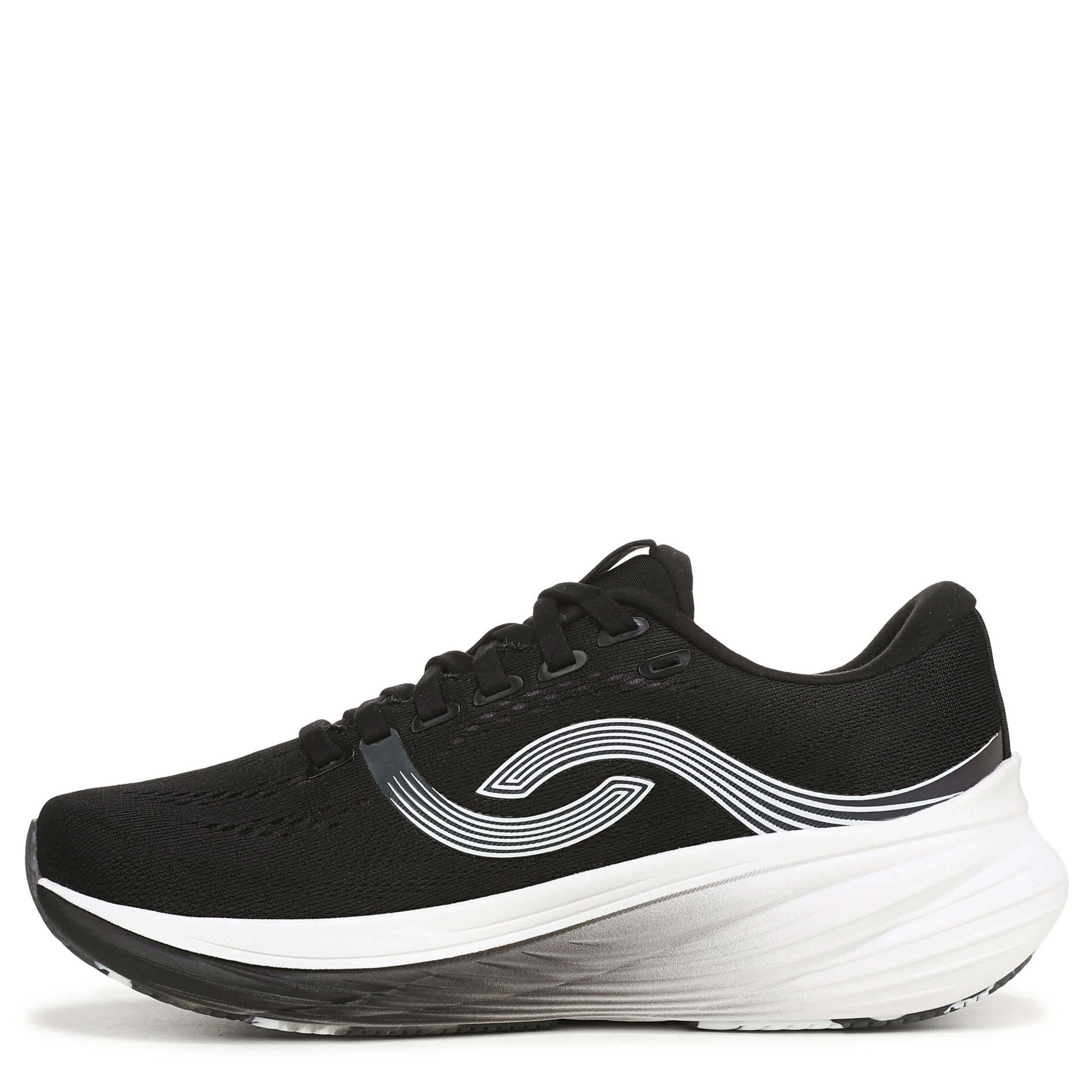 RYKA-WOMENS WINDSWIFT LX RUNNING SHOE-BLACK & WHITE