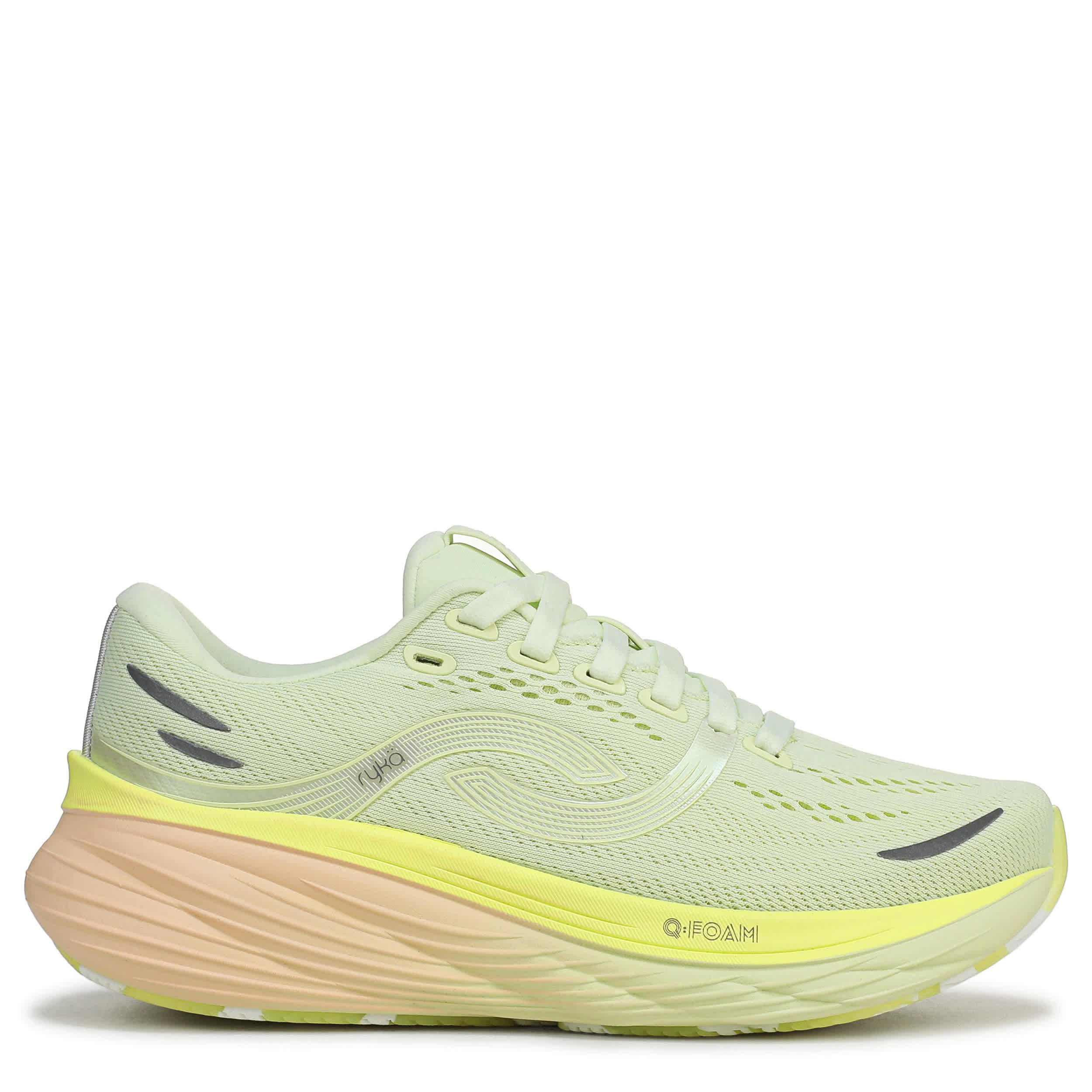 RYKA-WOMENS WINDSWIFT LX RUNNING SHOE-LIME & BRIGHT GREEN