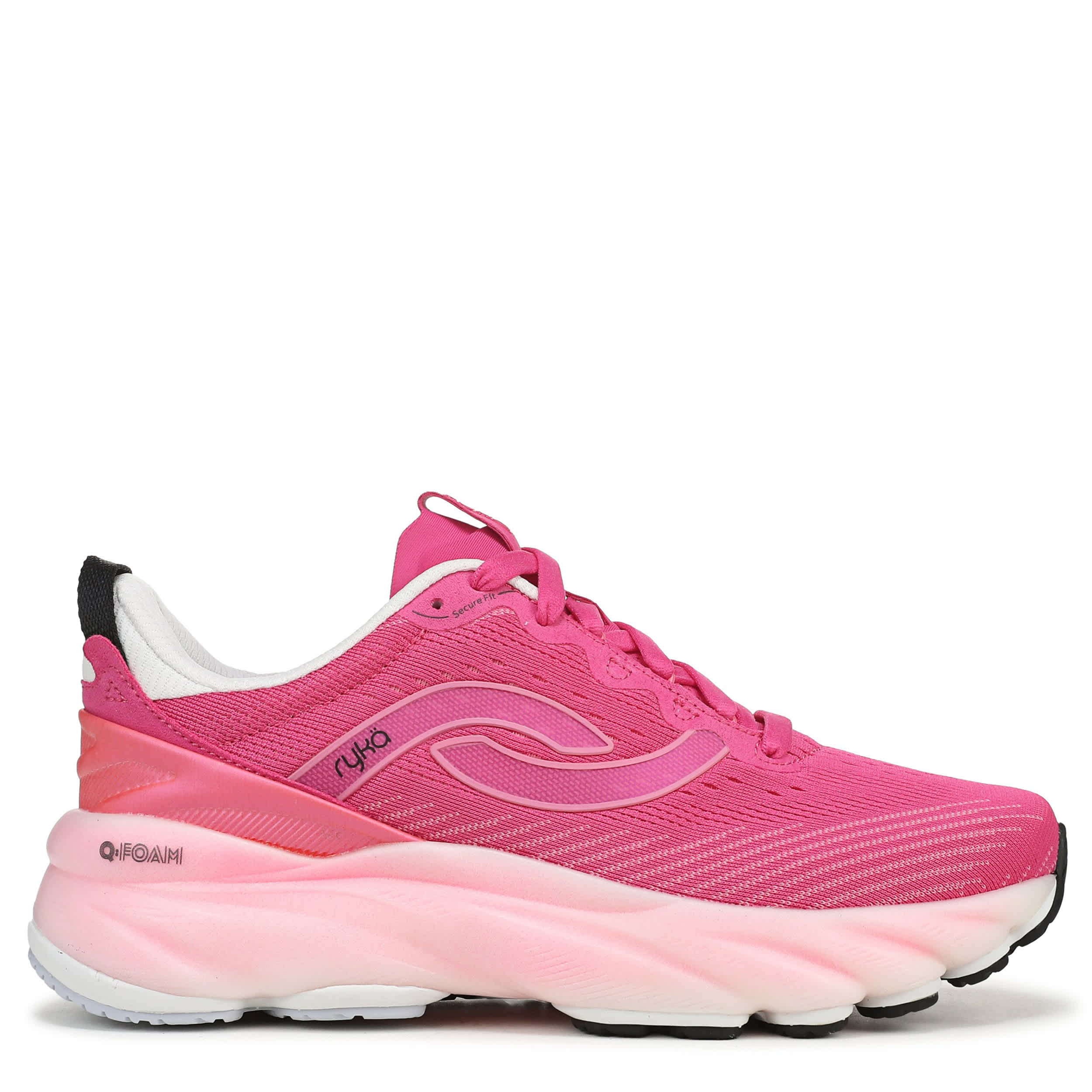 RYKA-WOMENS DISTANCE LX RUNNING SHOE-BRIGHT PINK & PINK