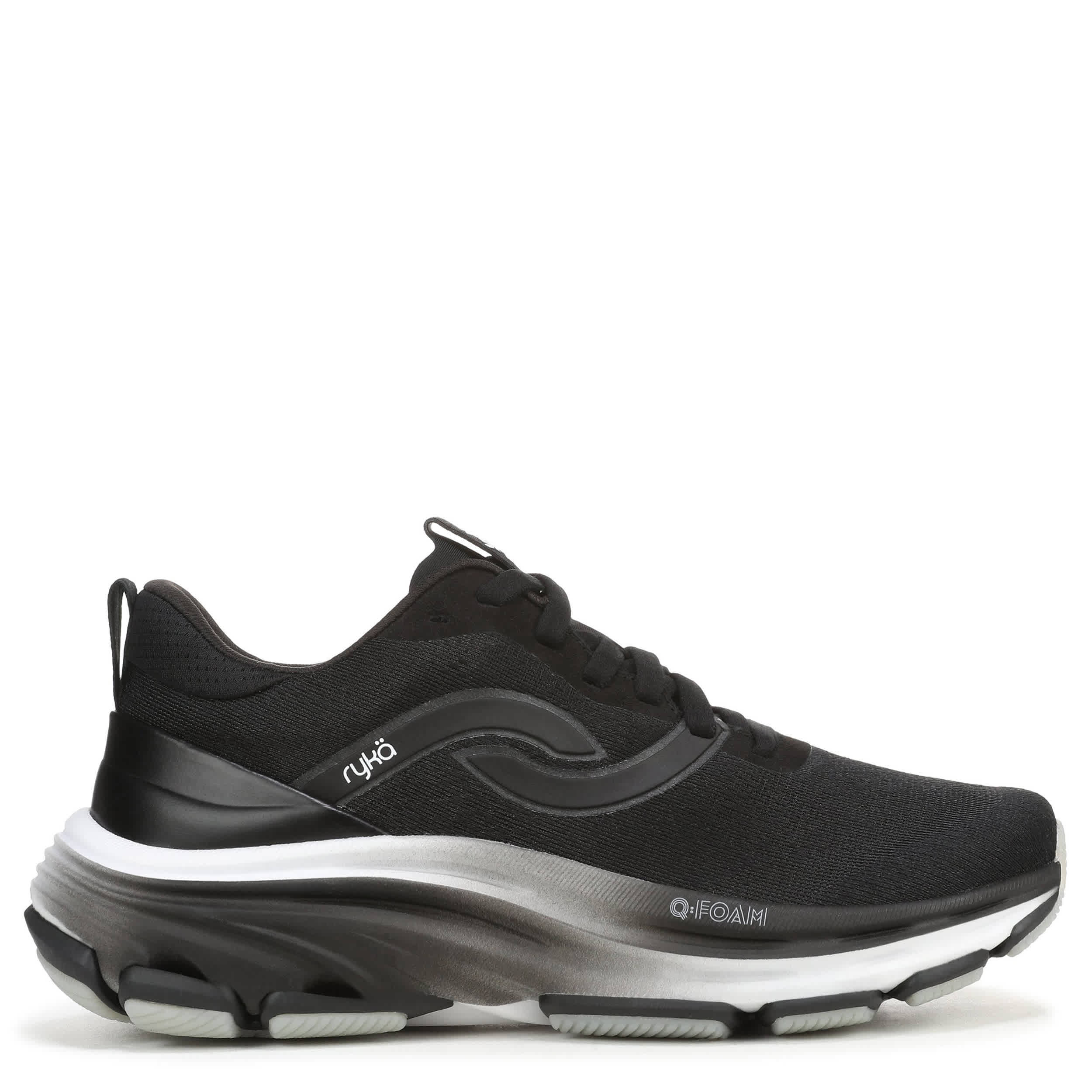 RYKA-WOMENS DEDICATE LX WALKING SNEAKER-BLACK & 