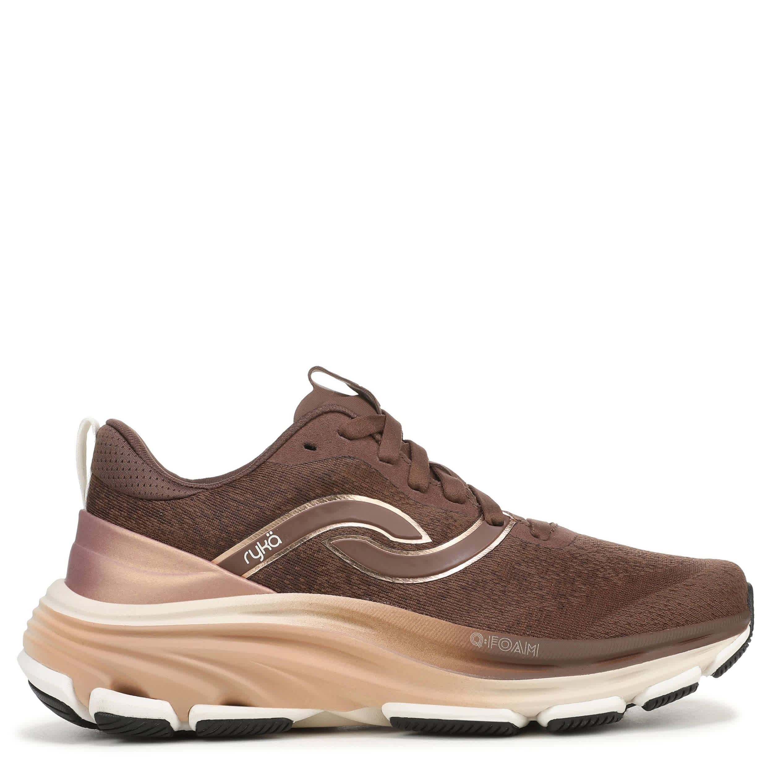 RYKA-WOMENS DEDICATE LX WALKING SNEAKER-BROWN & 