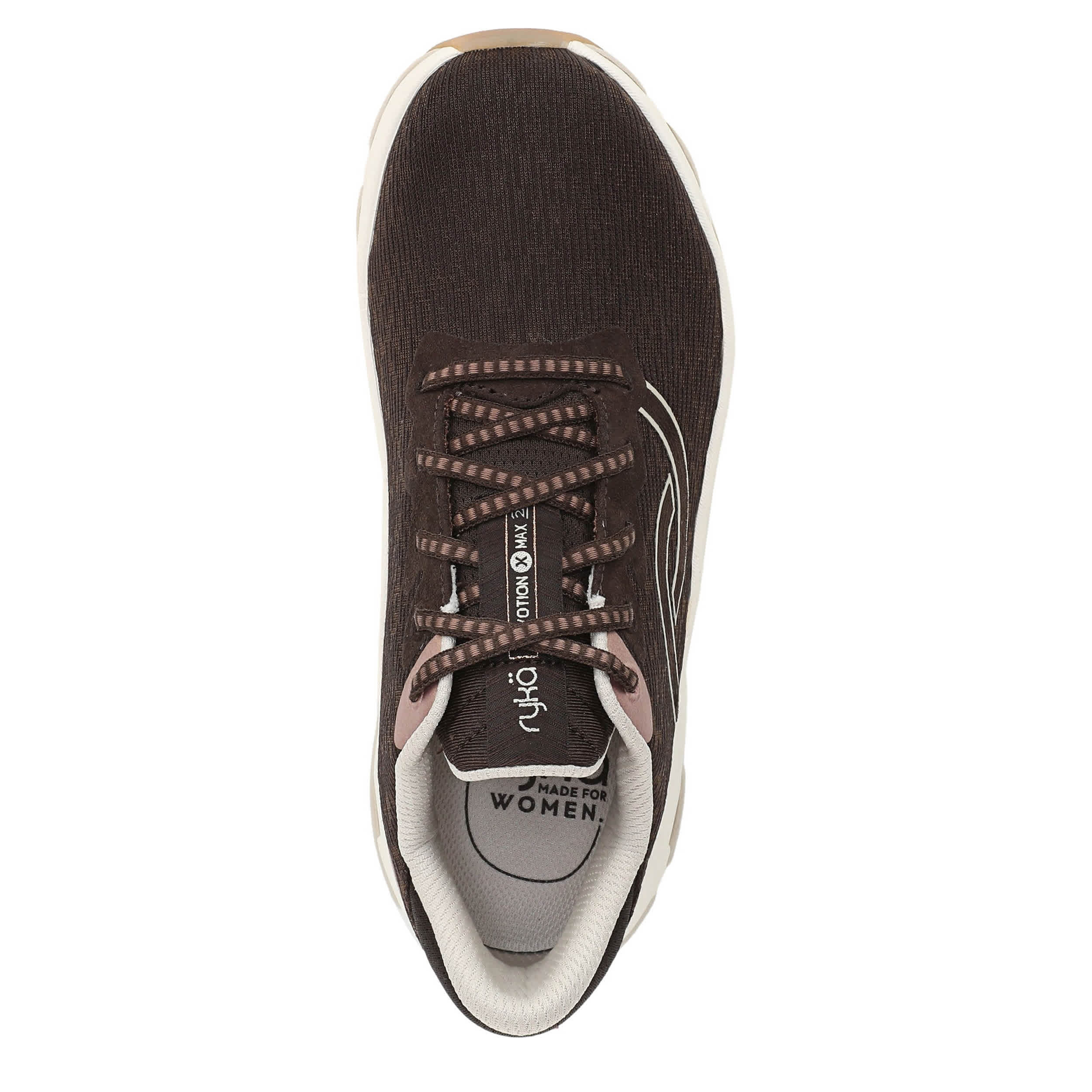 RYKA-WOMENS DEVOTION X MAX 2 WALKING SNEAKER-BROWN & 