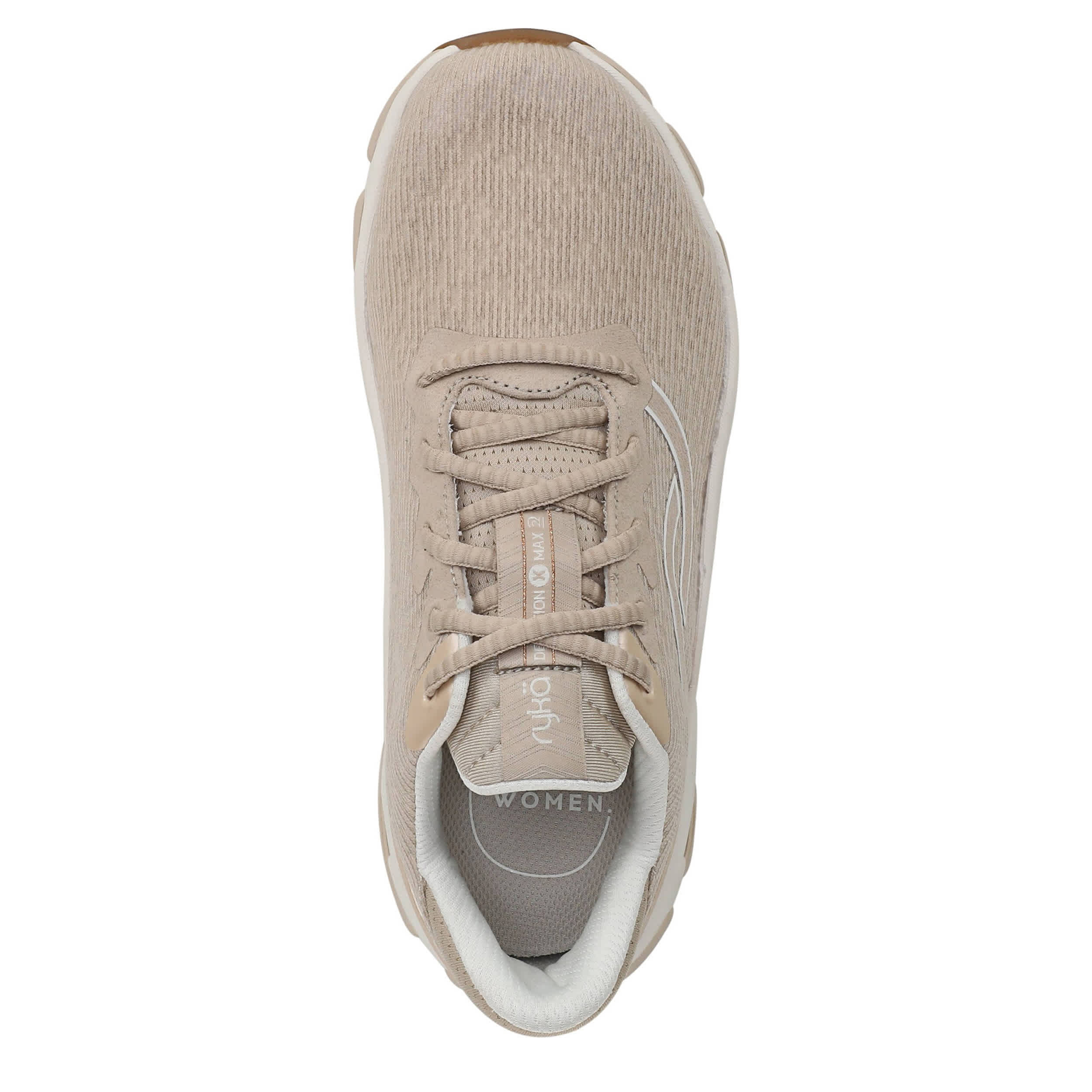 RYKA-WOMENS DEVOTION X MAX 2 WALKING SNEAKER-SAND & 