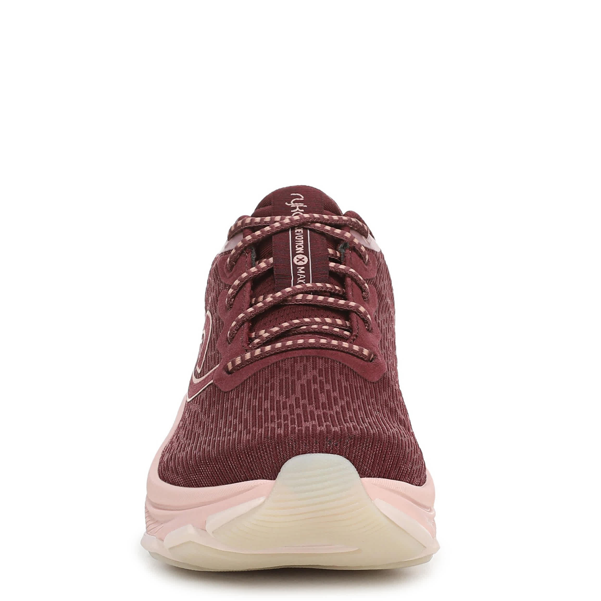 RYKA-WOMENS DEVOTION X MAX 2 WALKING SNEAKER-DARK RED & PINK
