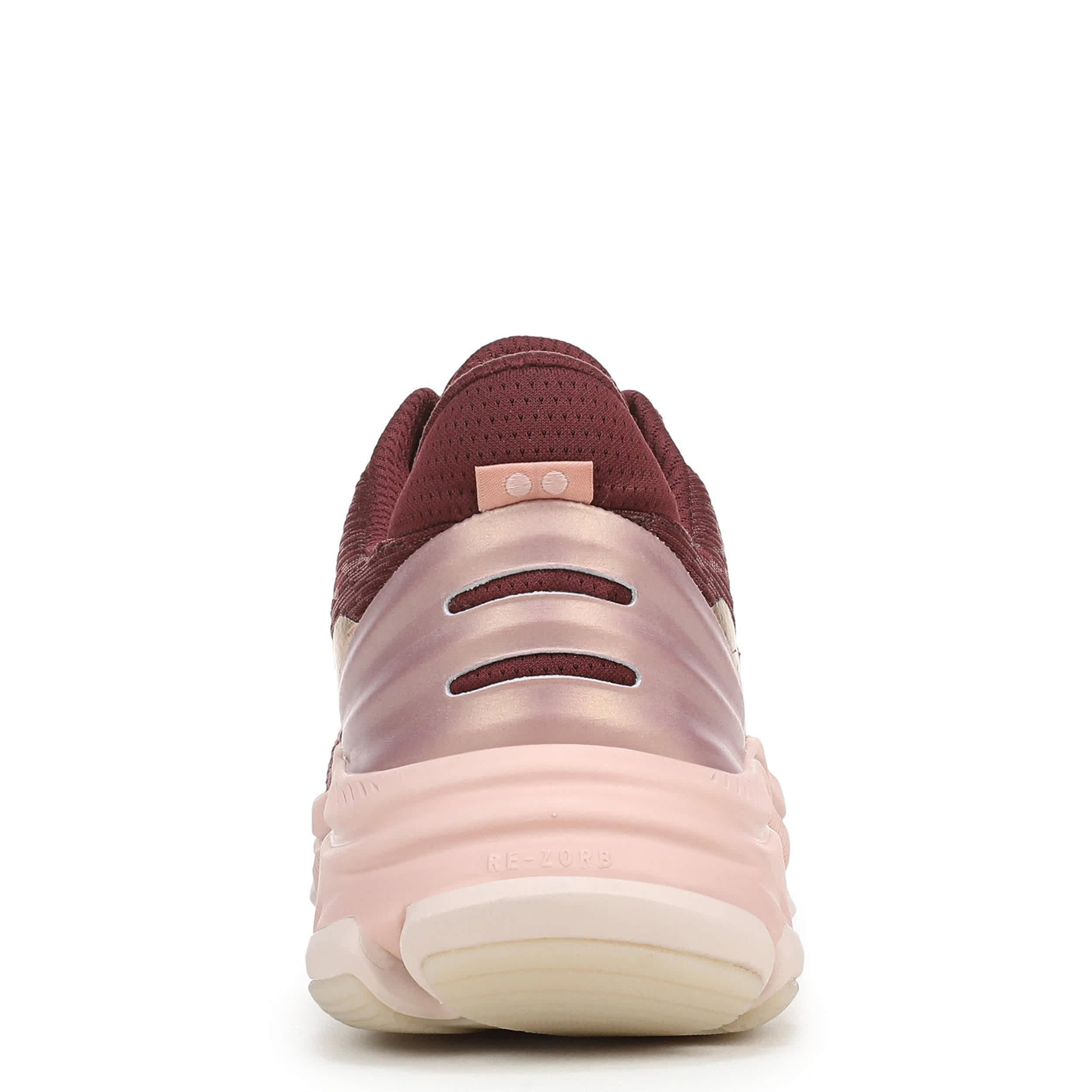 RYKA-WOMENS DEVOTION X MAX 2 WALKING SNEAKER-DARK RED & PINK